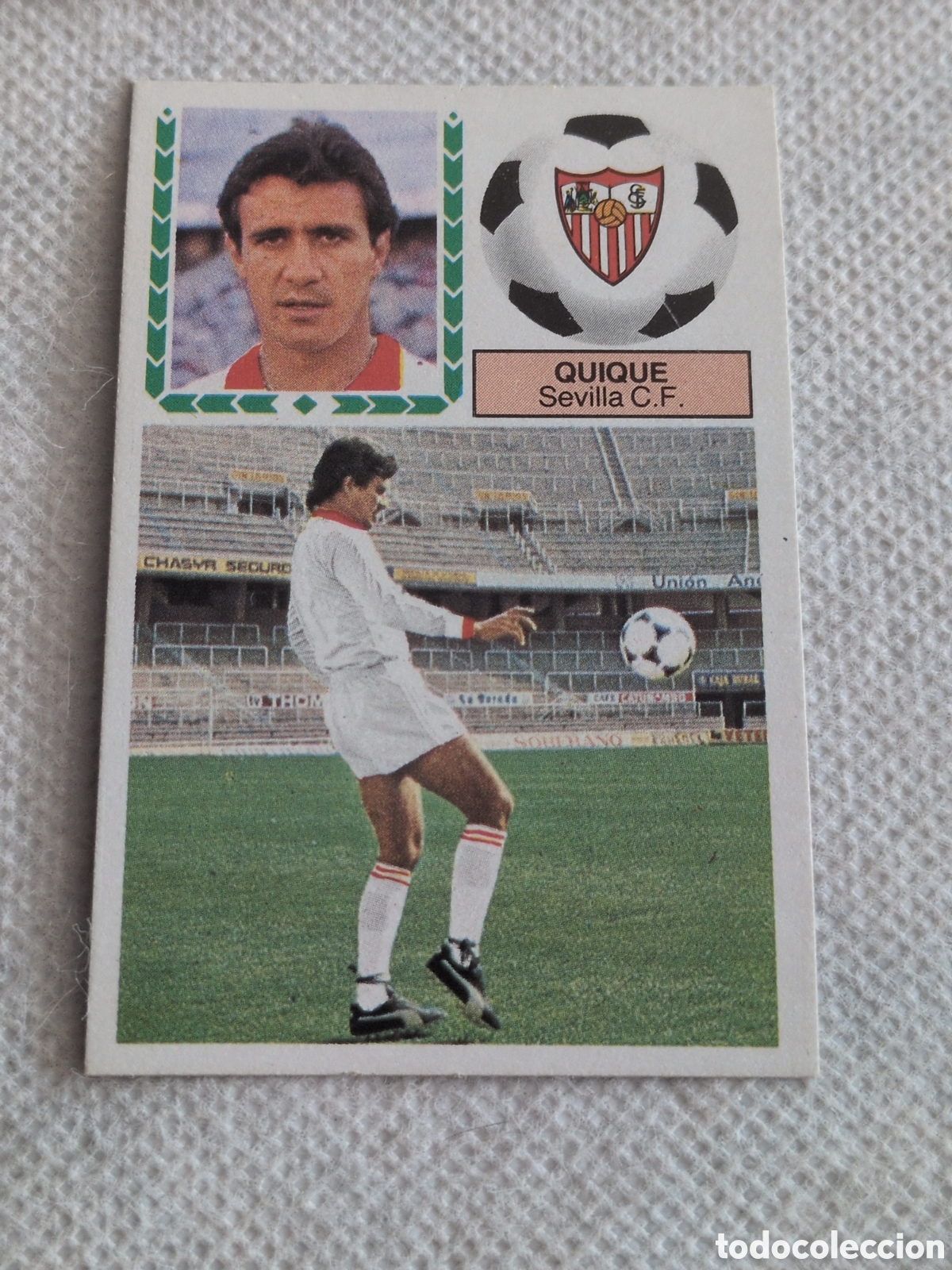 Figurine di Calcio: QUIQUE SEVILLA COLOCA LIGA ESTE 1983/84 83 84 NUEVO NUNCA PEGADO SIN PEGAR
