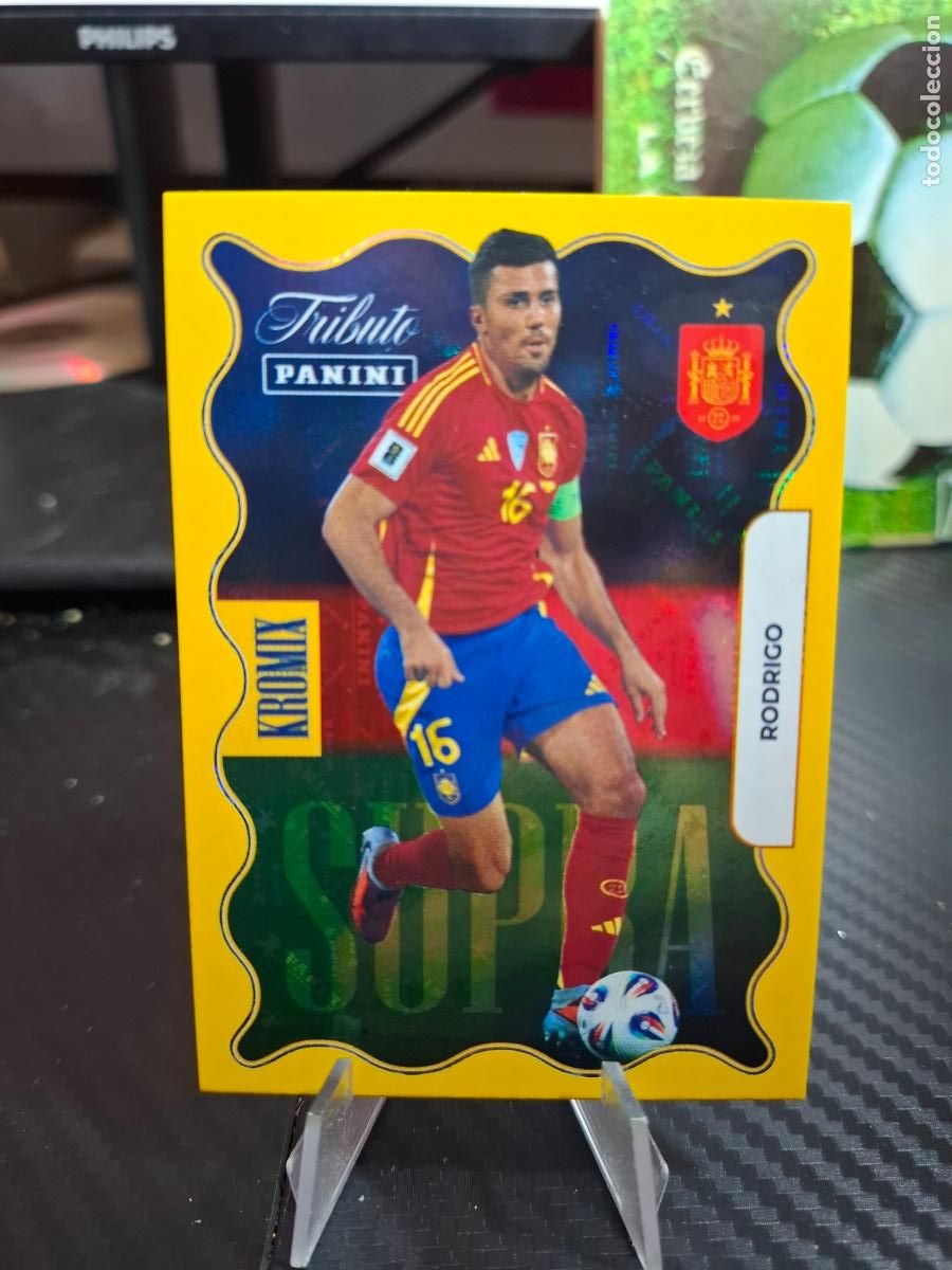 Cromos de f&uacute;tbol: KROMIX ORO GOLD RODRIGO SELECCI&Oacute;N ESPA&Ntilde;OLA 2010 2026 PANINI TRIBUTO KO76
