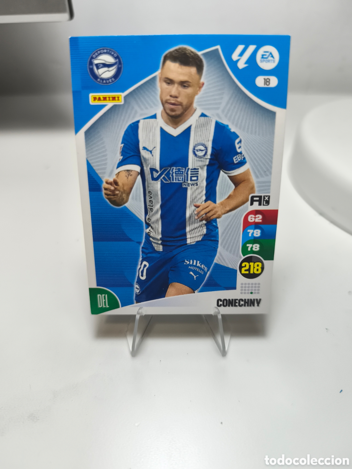 Cromos de f&uacute;tbol: Conechny Deportivo Alav&eacute;s 18 Adrenalyn XL 2024 2025 24 25