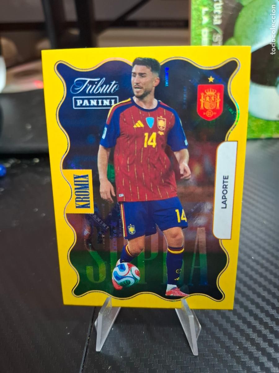 Cromos de f&uacute;tbol: KROMIX ORO GOLD LAPORTE SELECCI&Oacute;N ESPA&Ntilde;OLA 2010 2026 PANINI TRIBUTO KO74