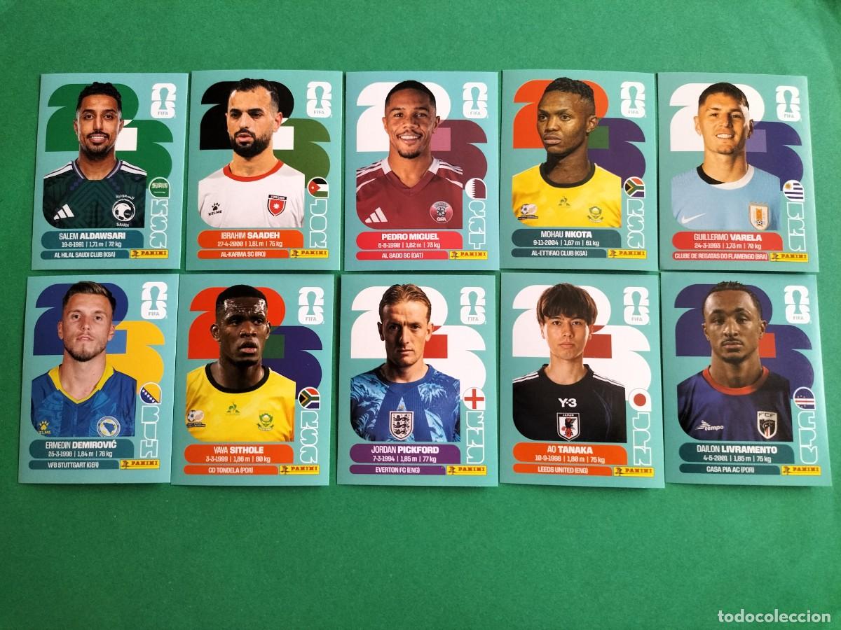 Cromos de f&uacute;tbol: (PANINI)FIFA WORLD CUP 2026) LOTE DE 10 CROMOS ORIGINALES SIN PEGAR
