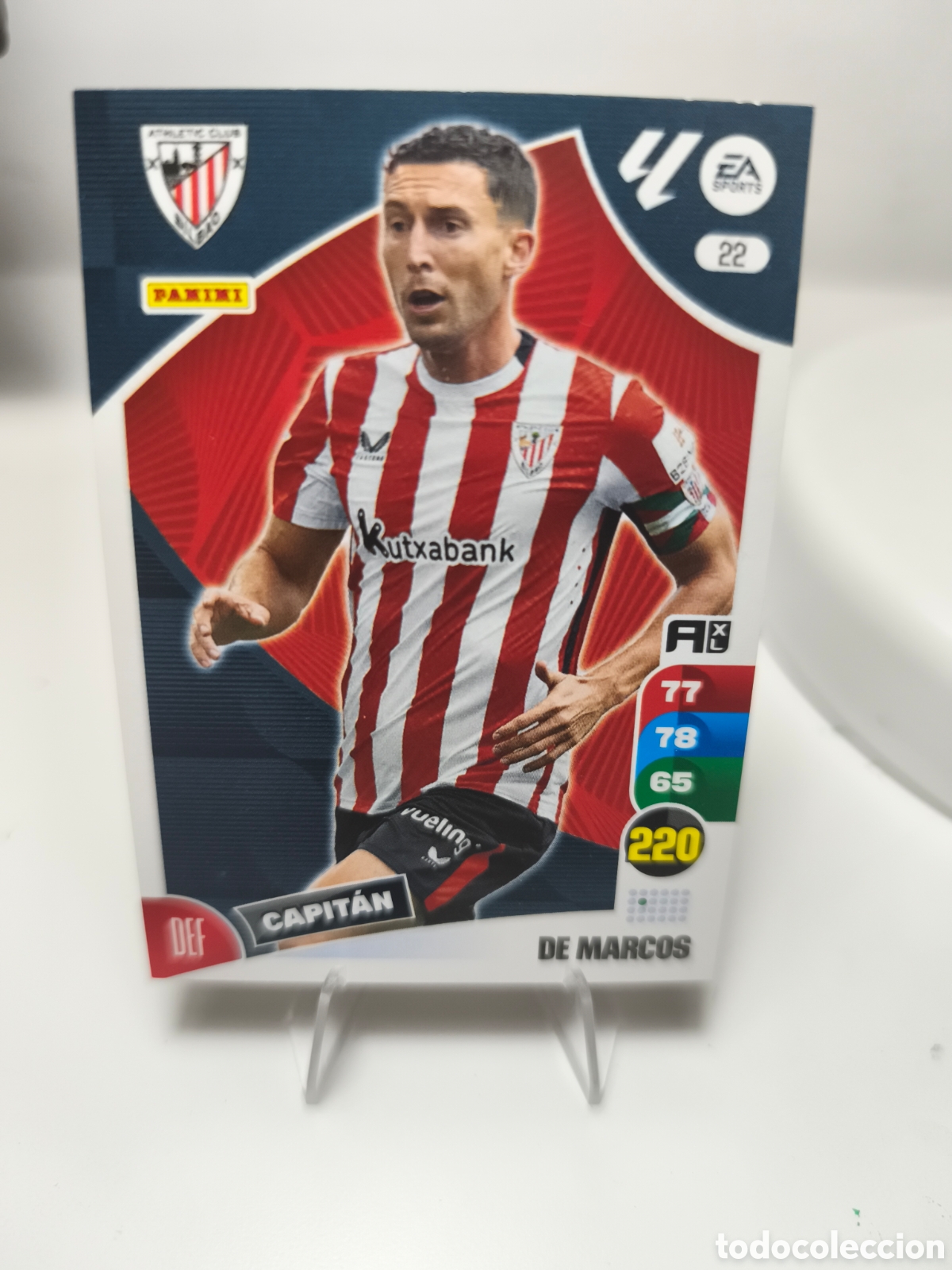 Cromos de f&uacute;tbol: De Marcos Athletic Club de Bilbao 22 Adrenalyn XL 2024 2025 24 25
