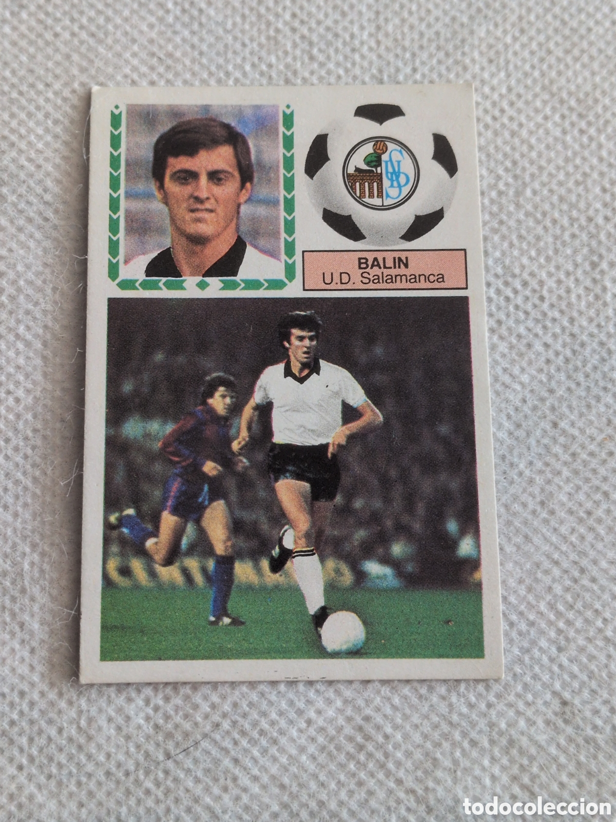 Cromos de f&uacute;tbol: L3 BALIN U. D. SALAMANCA COLOCA LIGA ESTE 1983 1984 83 84 NUEVO SIN PEGAR