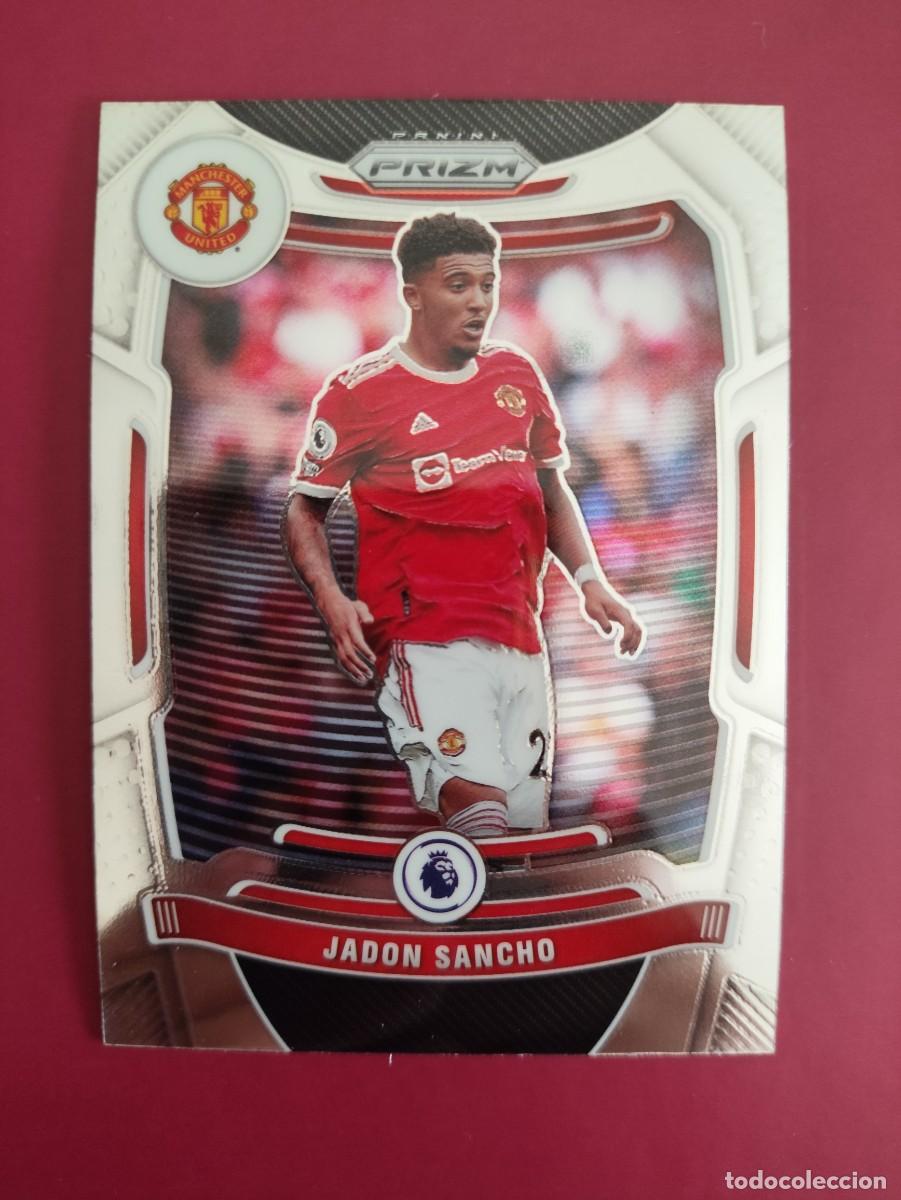 Football Stickers: 277 JADON SANCHO MANCHESTER UNITED PRIZM PANINI 2021-22