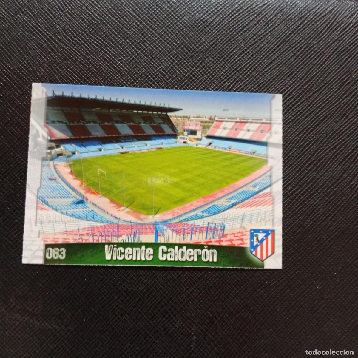 Football Stickers: 83 VICENTE CALDERON AT MADRID MUNDICROMO QUIZ GAME 2008 2009 FUTBOL 08 09 - A211 PG10