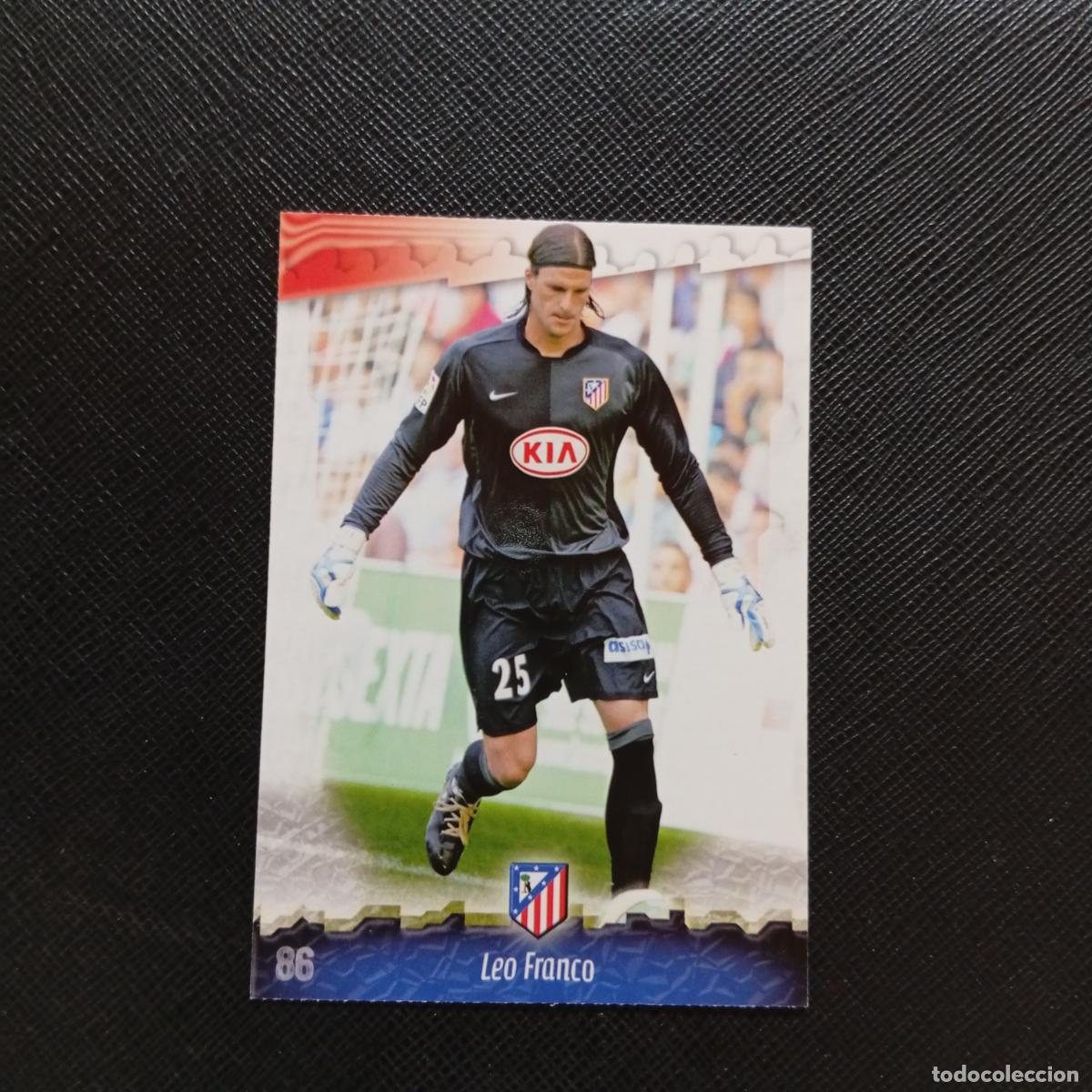 Football Stickers: 86 LEO FRANCO AT MADRID MUNDICROMO QUIZ GAME 2008 2009 FUTBOL 08 09 - A211 PG10