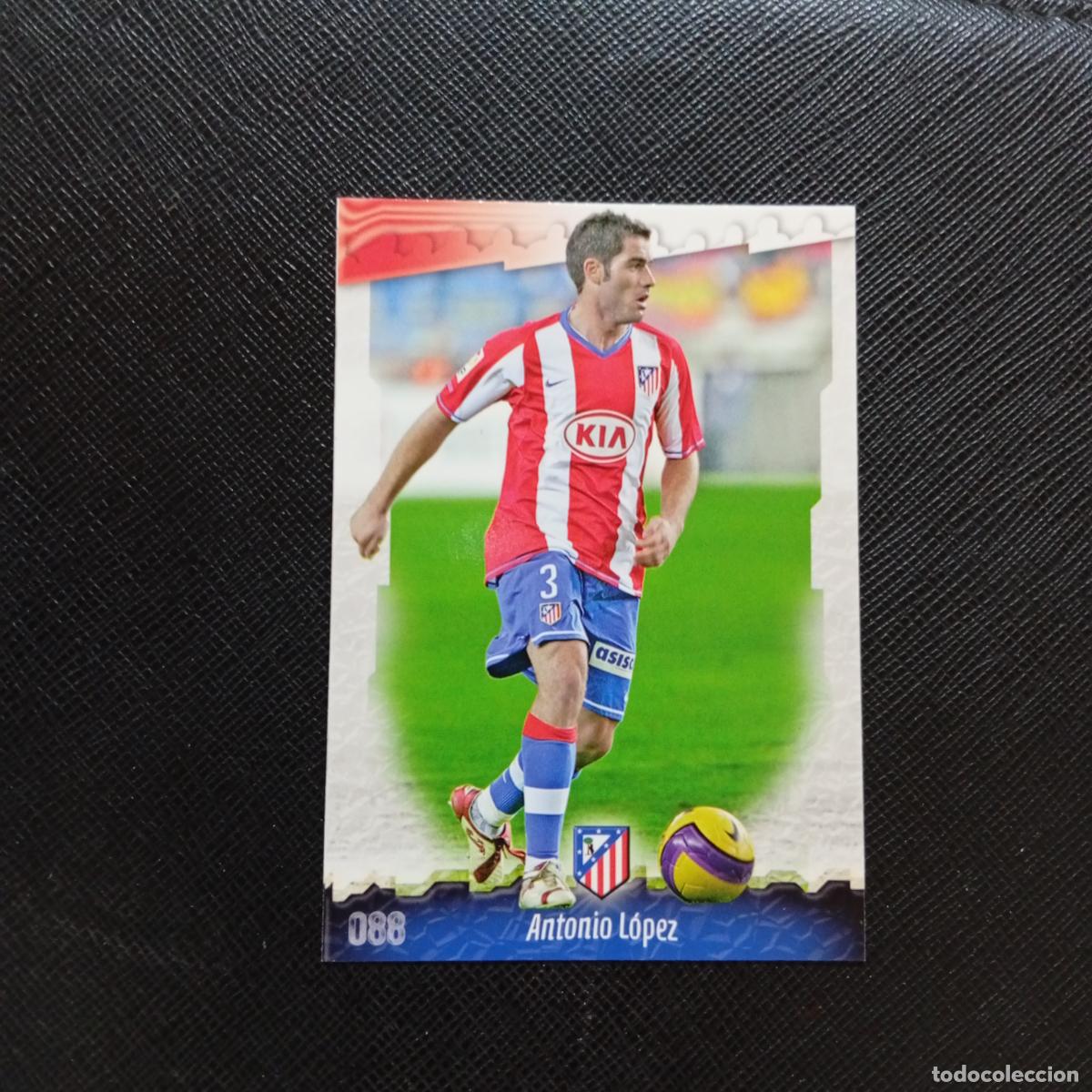 Football Stickers: 88 ANTONIO LOPEZ AT MADRID MUNDICROMO QUIZ GAME 2008 2009 FUTBOL 08 09 - A211 PG10