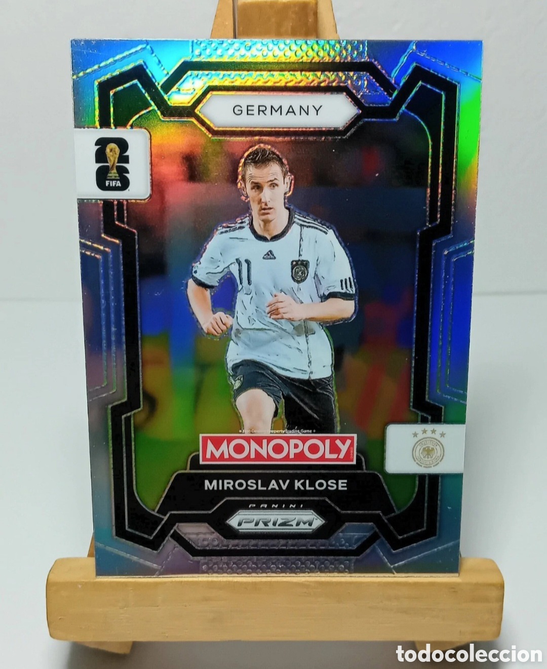 Cromos de f&uacute;tbol: MIROSLAV KLOSE 2026 ALEMANIA MONOPOLY SILVER PRIZM PANINI.