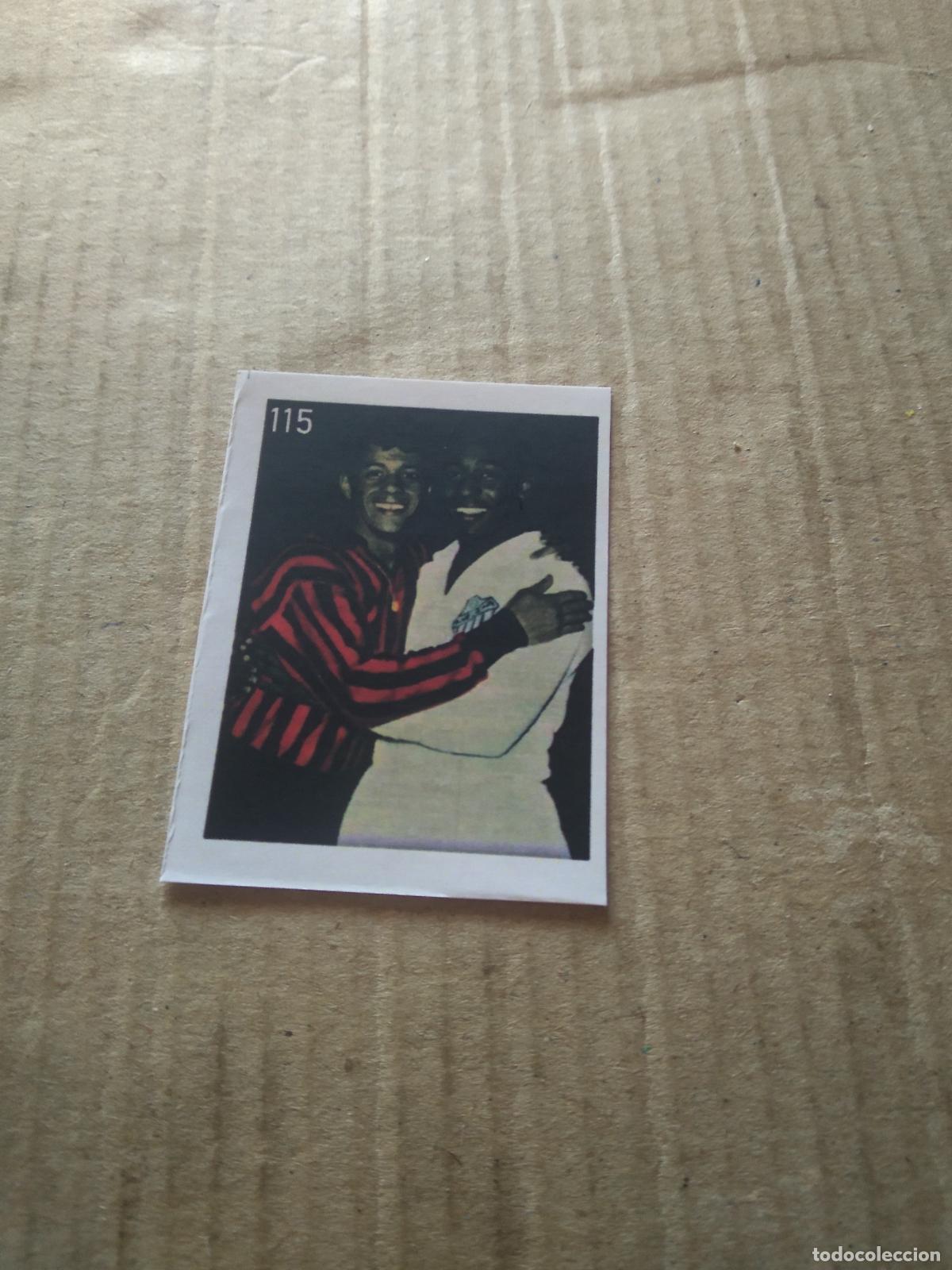 Cromos de f&uacute;tbol: 115 PELE SANTOS CROMO FUTBOL ALBUM DE FIGURINHAS DO REI PELE O MELHOR JOGADOR CAPITAO GANCHO