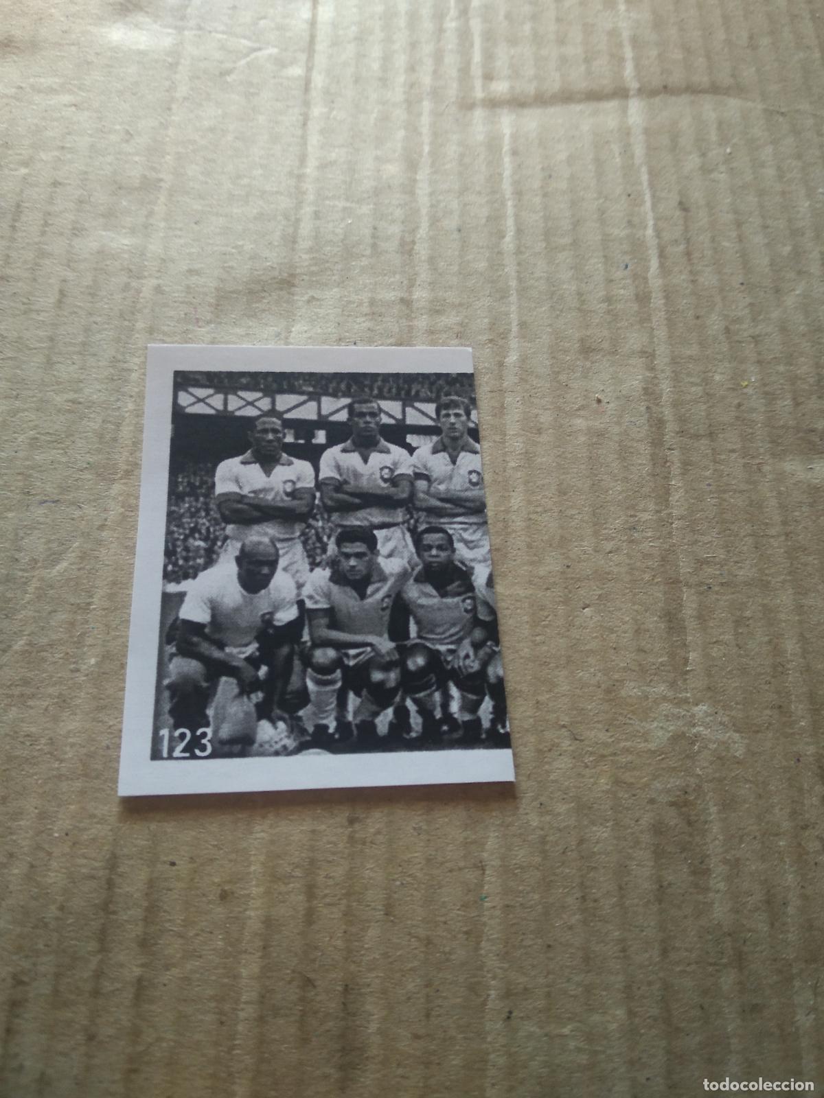 Cromos de f&uacute;tbol: 123 EQUIPO BRASIL CROMO FUTBOL ALBUM DE FIGURINHAS DO REI PELE O MELHOR JOGADOR CAPITAO GANCHO