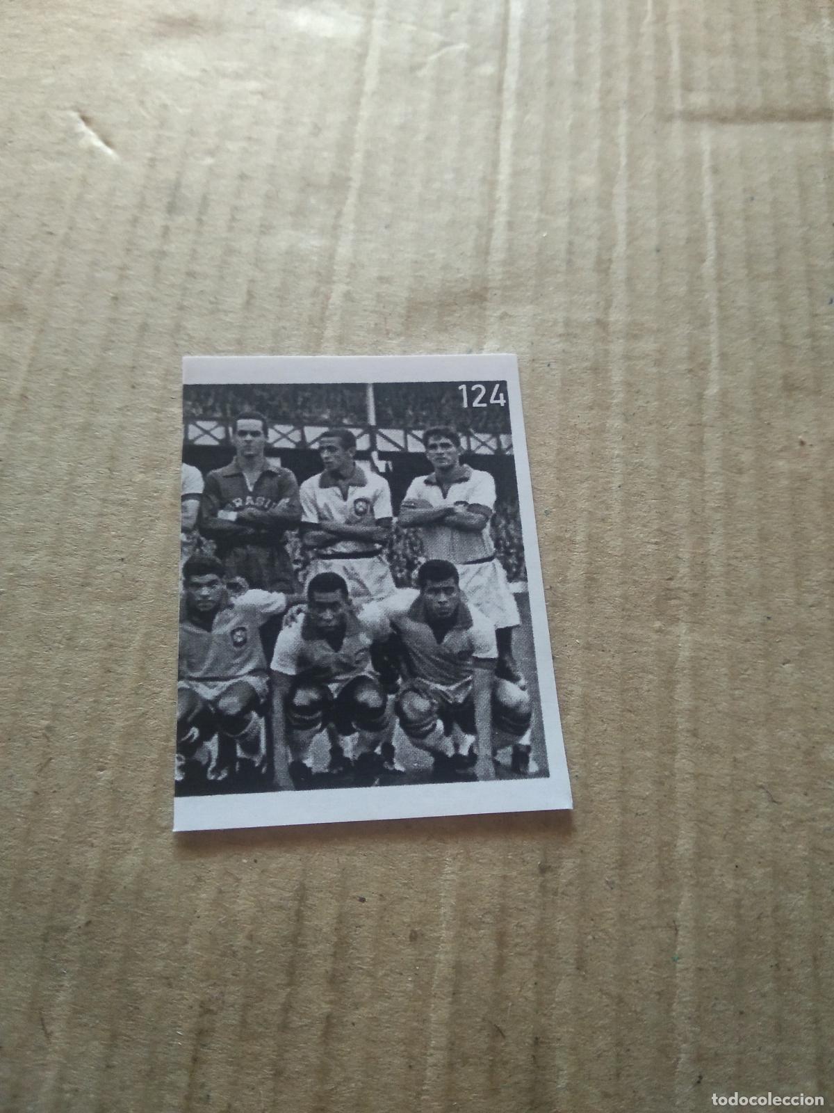 Cromos de f&uacute;tbol: 124 EQUIPO BRASIL CROMO FUTBOL ALBUM DE FIGURINHAS DO REI PELE O MELHOR JOGADOR CAPITAO GANCHO