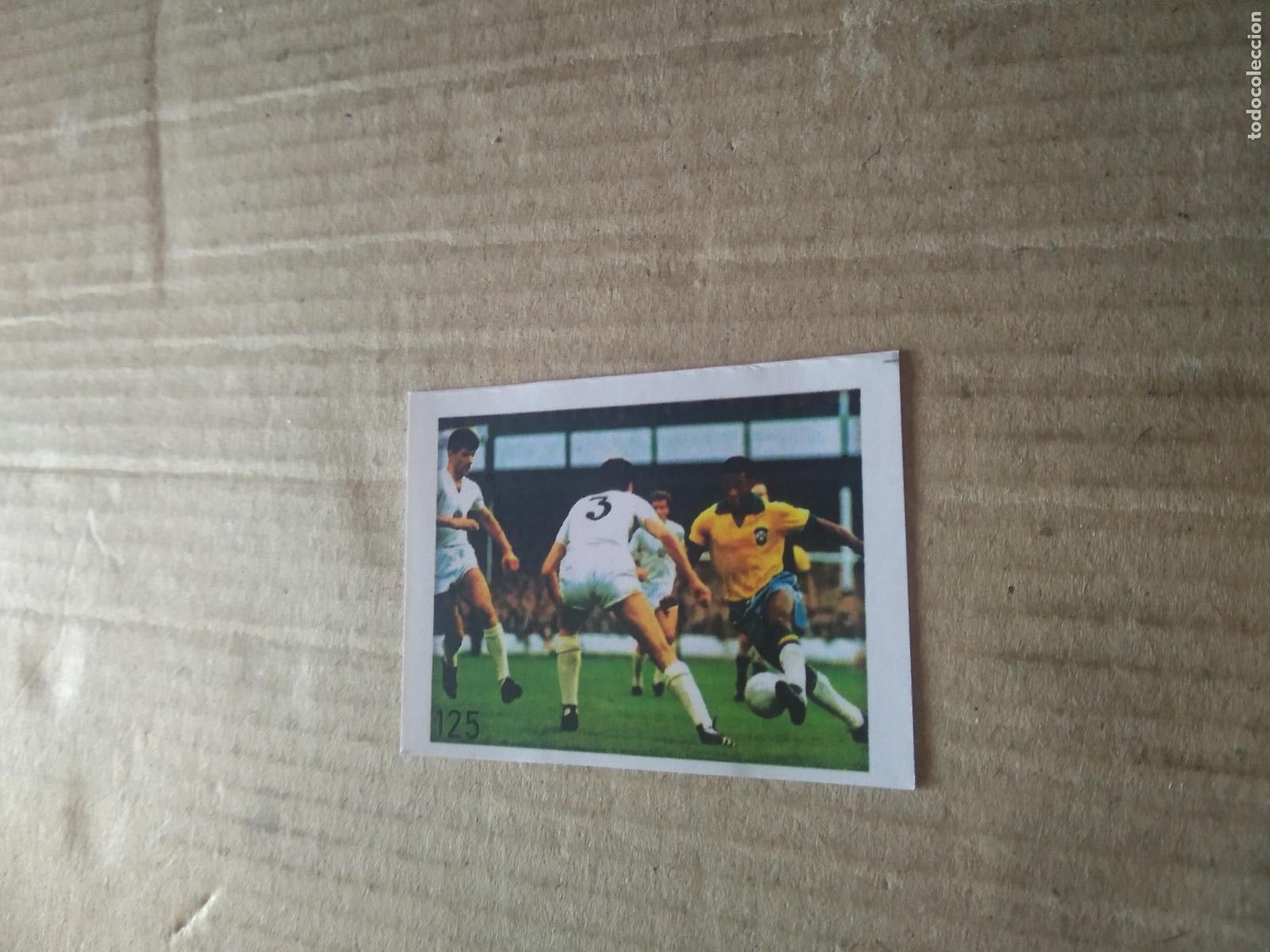Cromos de f&uacute;tbol: 125 PELE BRASIL CROMO FUTBOL ALBUM DE FIGURINHAS DO REI PELE O MELHOR JOGADOR CAPITAO GANCHO