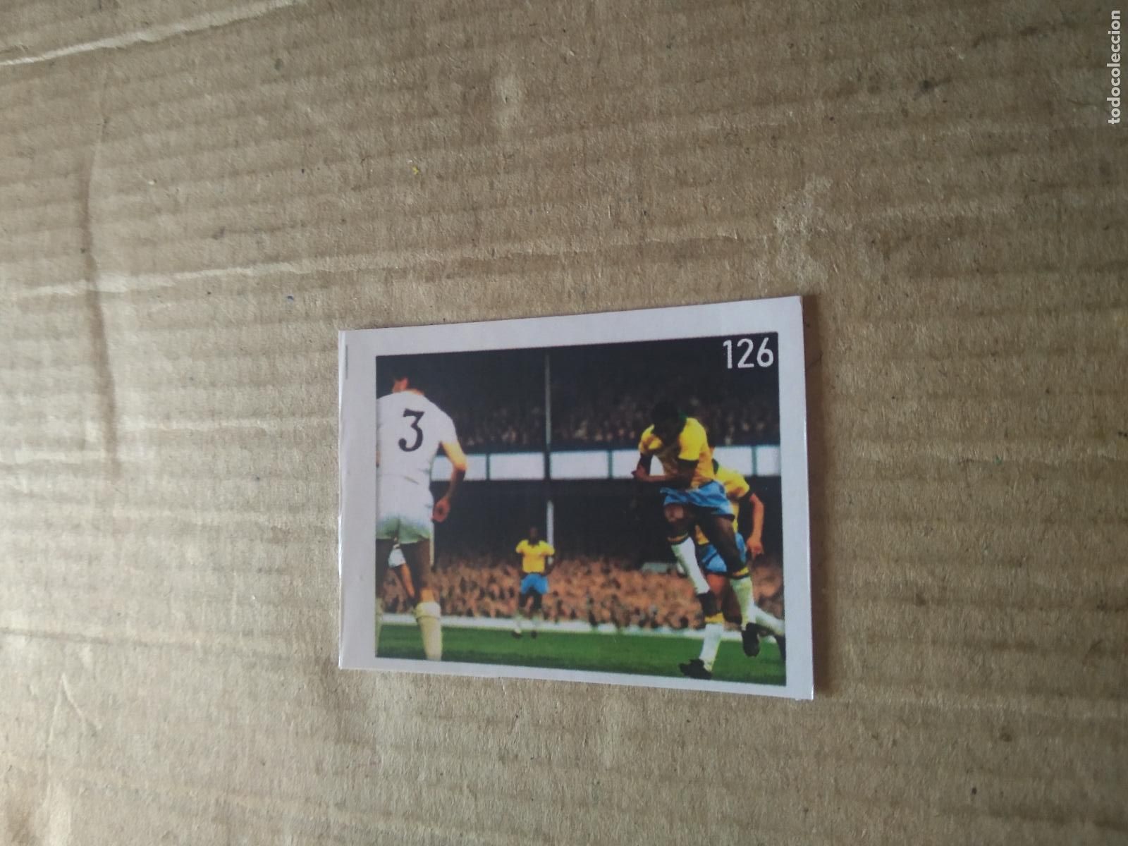 Cromos de f&uacute;tbol: 126 PELE BRASIL CROMO FUTBOL ALBUM DE FIGURINHAS DO REI PELE O MELHOR JOGADOR CAPITAO GANCHO