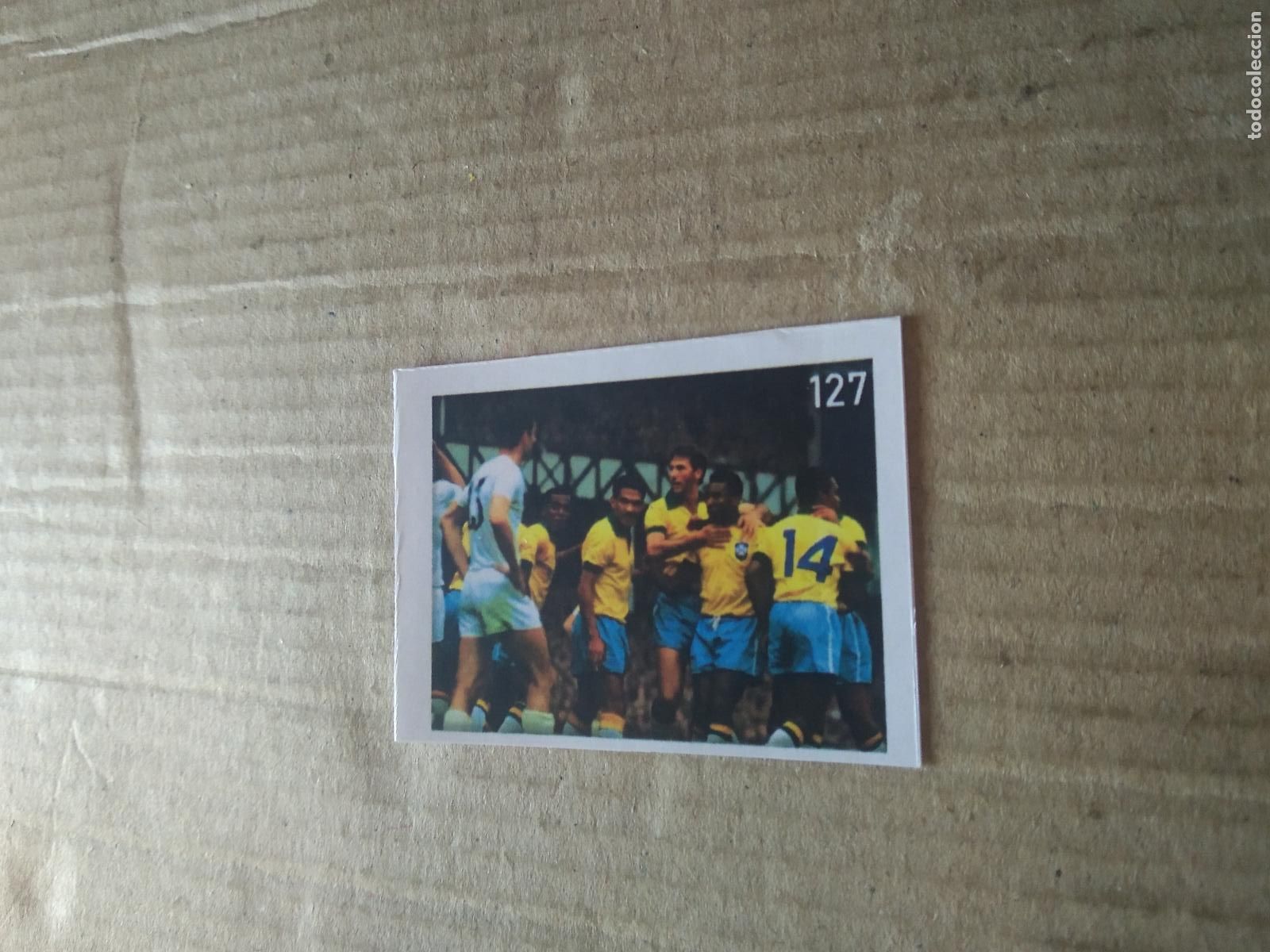 Cromos de f&uacute;tbol: 127 PELE BRASIL CROMO FUTBOL ALBUM DE FIGURINHAS DO REI PELE O MELHOR JOGADOR CAPITAO GANCHO