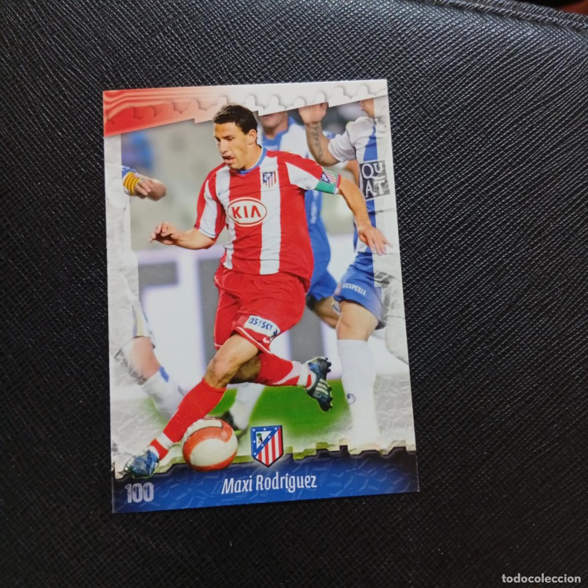 Cromos de f&uacute;tbol: 100 MAXI RODRIGUEZ AT MADRID MUNDICROMO QUIZ GAME 2008 2009 FUTBOL 08 09 - A211 PG12