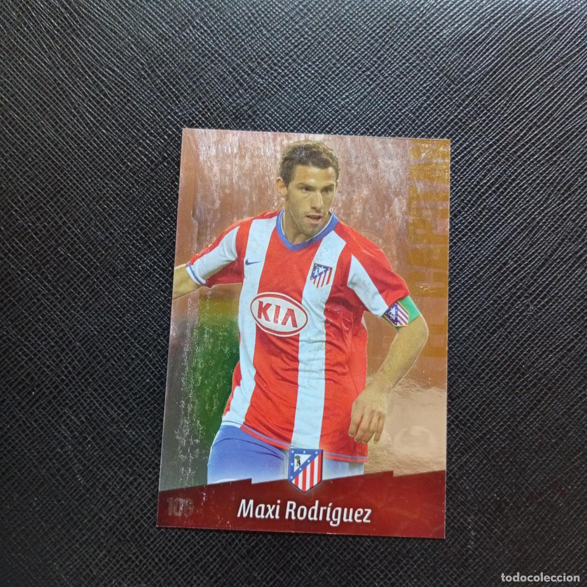 Cromos de f&uacute;tbol: 106 MAXI RODRIGUEZ AT MADRID MUNDICROMO QUIZ GAME 2008 2009 FUTBOL 08 09 - A211 PG12 PUNTAS RECTAS