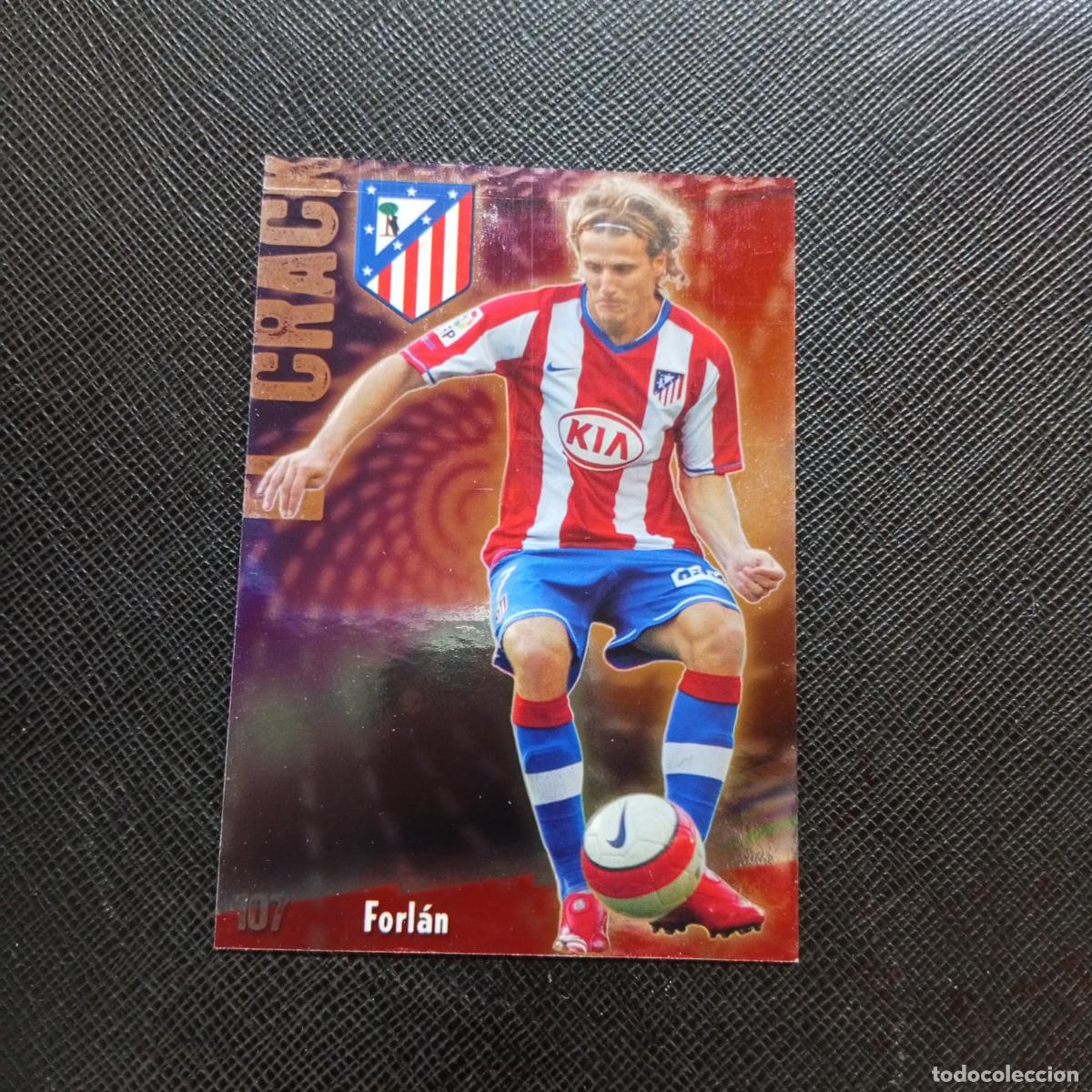 Cromos de f&uacute;tbol: 107 FORLAN AT MADRID MUNDICROMO QUIZ GAME 2008 2009 FUTBOL 08 09 - A211 PG13 PUNTAS RECTAS