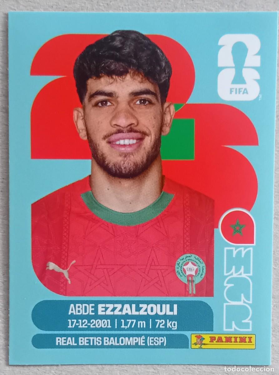 Cromos de f&uacute;tbol: Figurina Panini 2026 Cromo World Cup Usa Mundial 2026 Abde Ezzaulzoli Morocco n MAR 17
