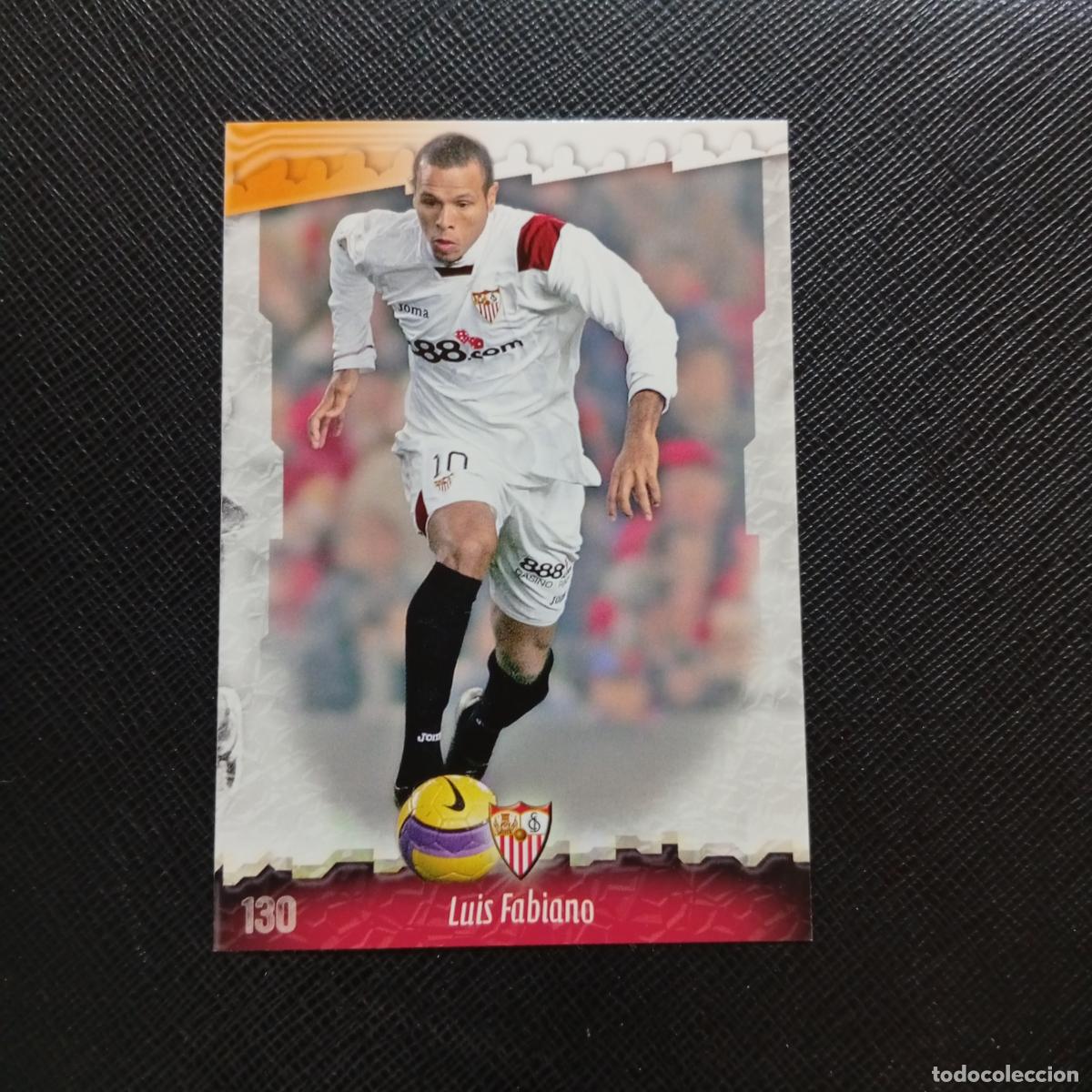 Fu&szlig;ball-Sticker: 130 LUIS FABIANO SEVILLA MUNDICROMO QUIZ GAME 2008 2009 FUTBOL 08 09 - A211 PG15