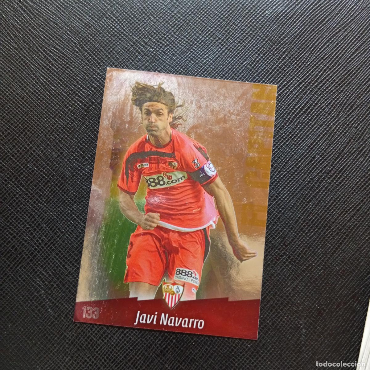 Fu&szlig;ball-Sticker: 133 JAVI NAVARRO SEVILLA MUNDICROMO QUIZ GAME 2008 2009 FUTBOL 08 09 - A211 PG16 PUNTAS RECTAS