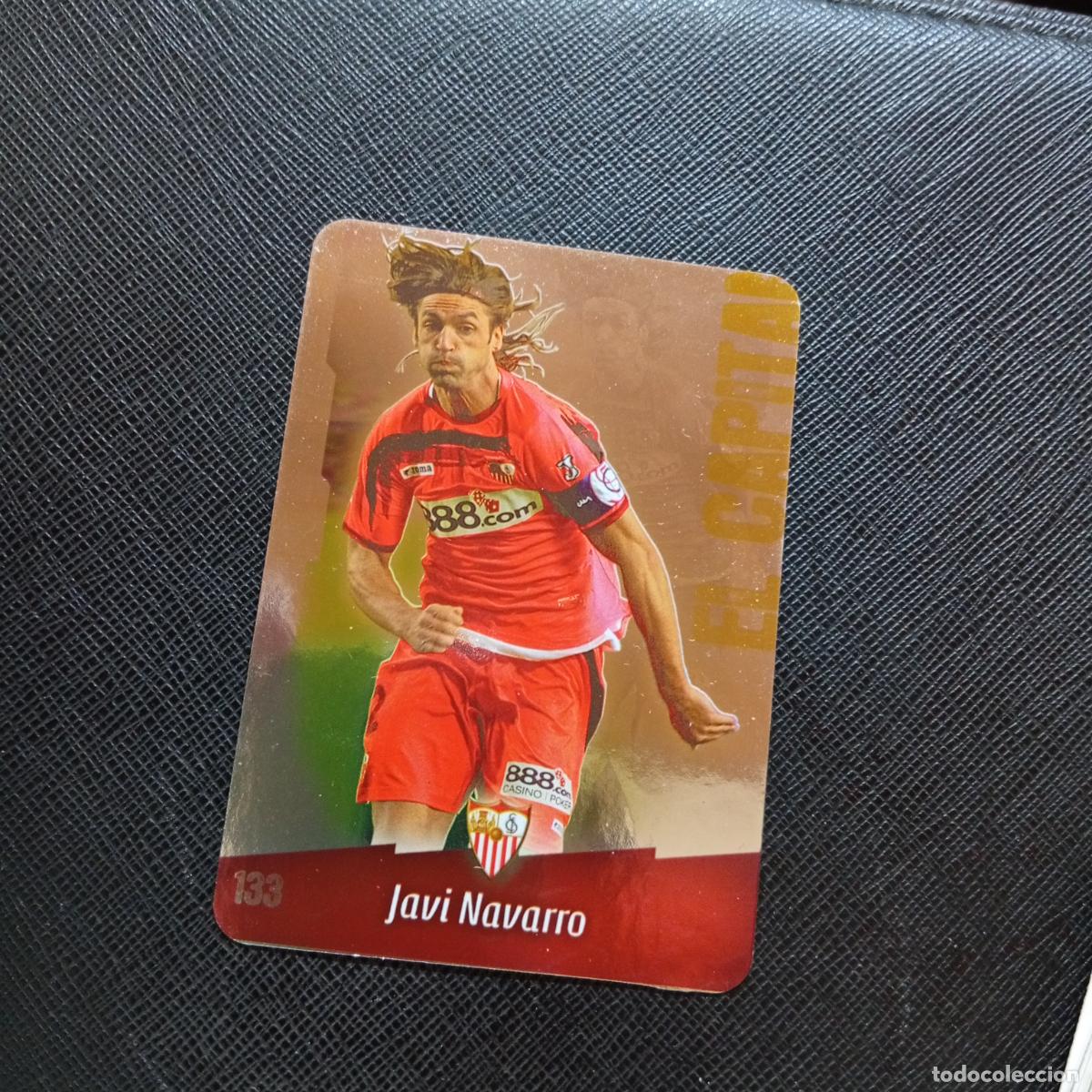 Fu&szlig;ball-Sticker: 133 JAVI NAVARRO SEVILLA MUNDICROMO QUIZ GAME 2008 2009 FUTBOL 08 09 - A211 PG16 PUNTAS REDONDAS