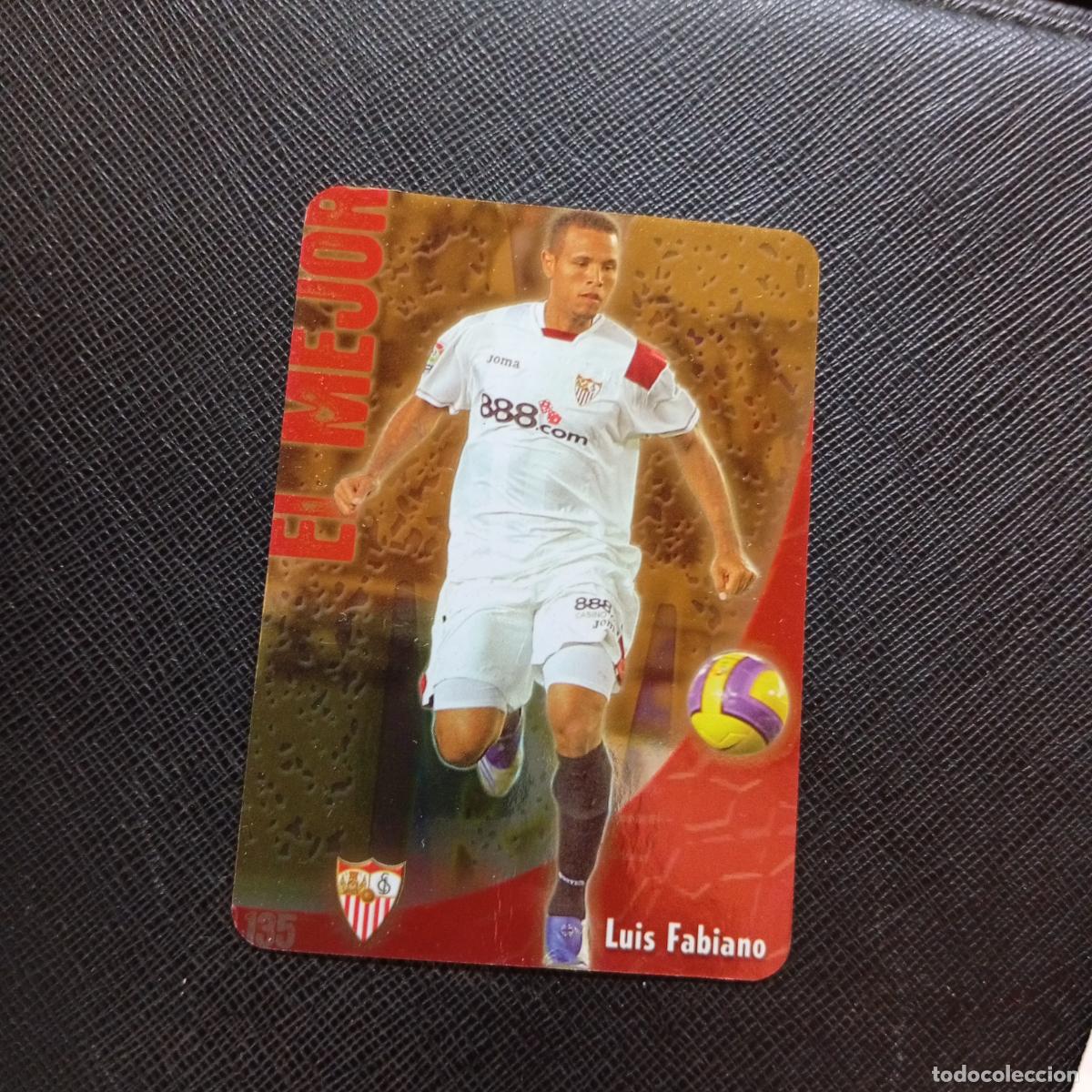 Fu&szlig;ball-Sticker: 135 LUIS FABIANO SEVILLA MUNDICROMO QUIZ GAME 2008 2009 FUTBOL 08 09 - A211 PG16 PUNTAS REDONDAS