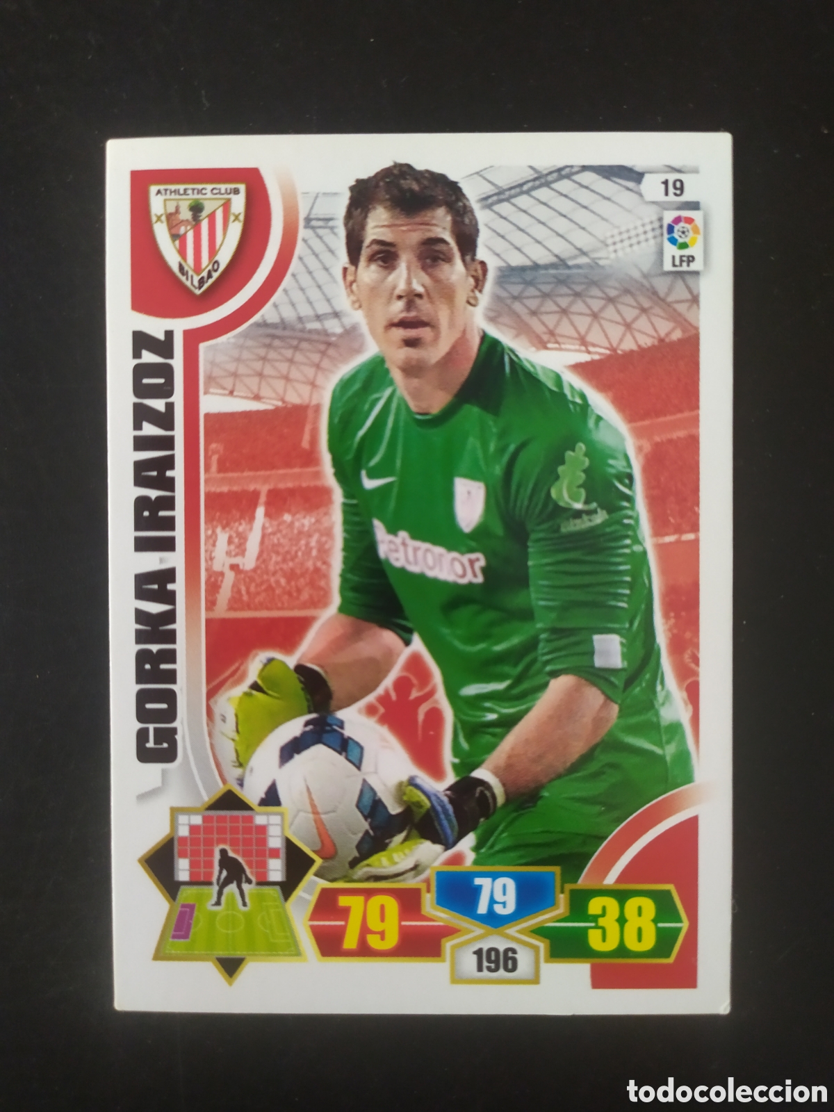 Fu&szlig;ball-Sticker: Adrenalyn 2013 2014 13 14 panini Gorka Iraizoz n&deg; 19 Athletic Bilbao