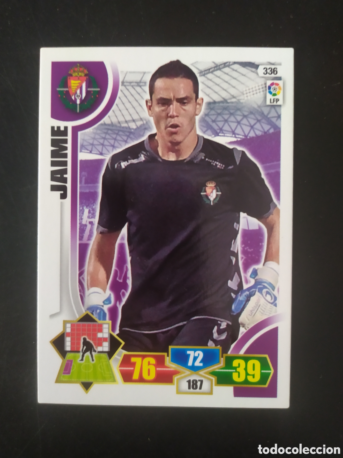 Cartes &agrave; collectionner de Football: Adrenalyn 2013 2014 13 14 panini Jaime n&deg; 336 Valladolid