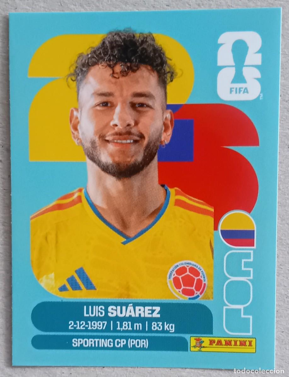 Cartes &agrave; collectionner de Football: Figurina Panini 2026 Cromo World Cup Usa Mundial 2026 Luis Su&aacute;rez Colombia n COL 19