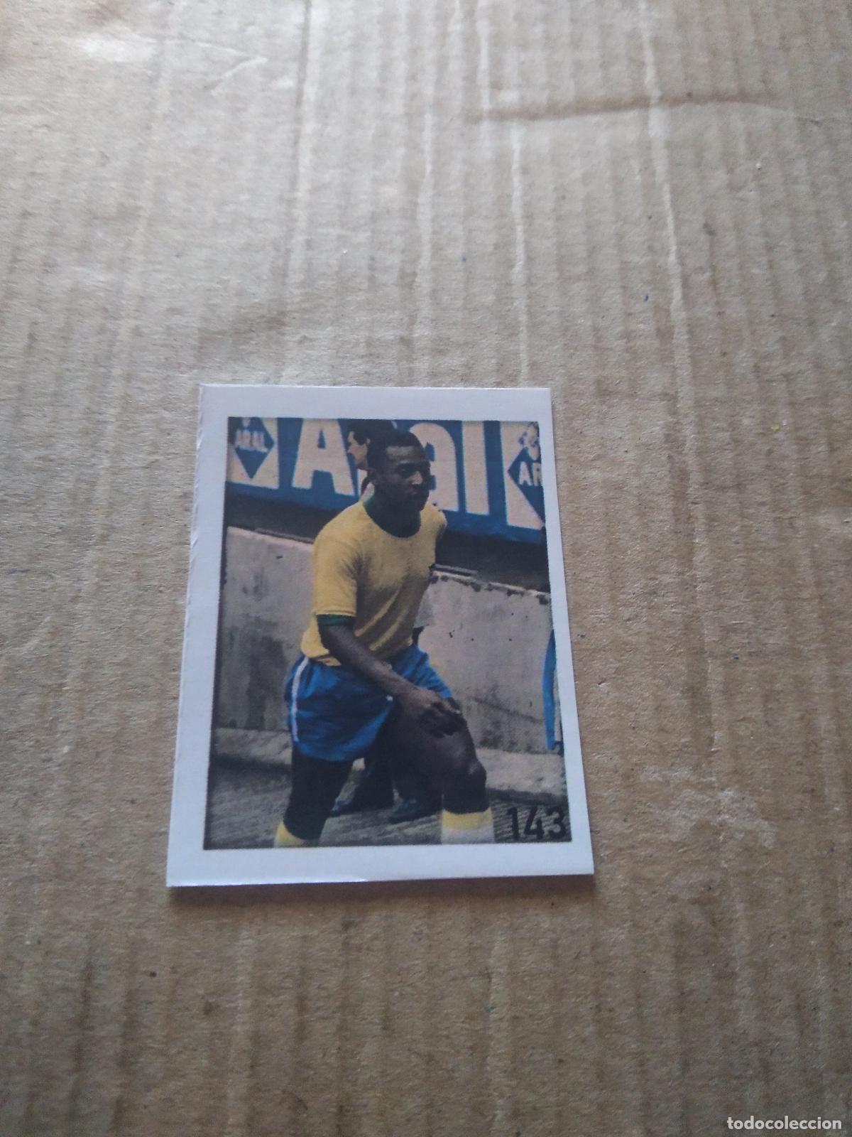 Cromos de f&uacute;tbol: 143 PELE BRASIL CROMO FUTBOL ALBUM DE FIGURINHAS DO REI PELE O MELHOR JOGADOR CAPITAO GANCHO