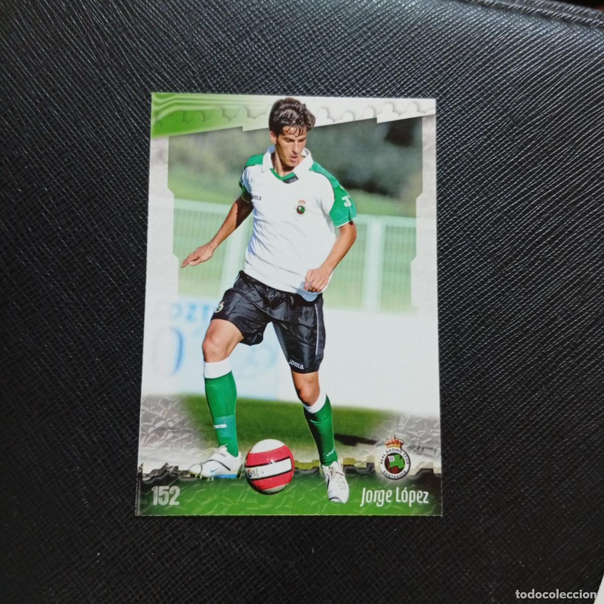 Cromos de f&uacute;tbol: 152 JORGE LOPEZ RACING SANTANDER MUNDICROMO QUIZ GAME 2008 2009 FUTBOL 08 09 - A211 PG17