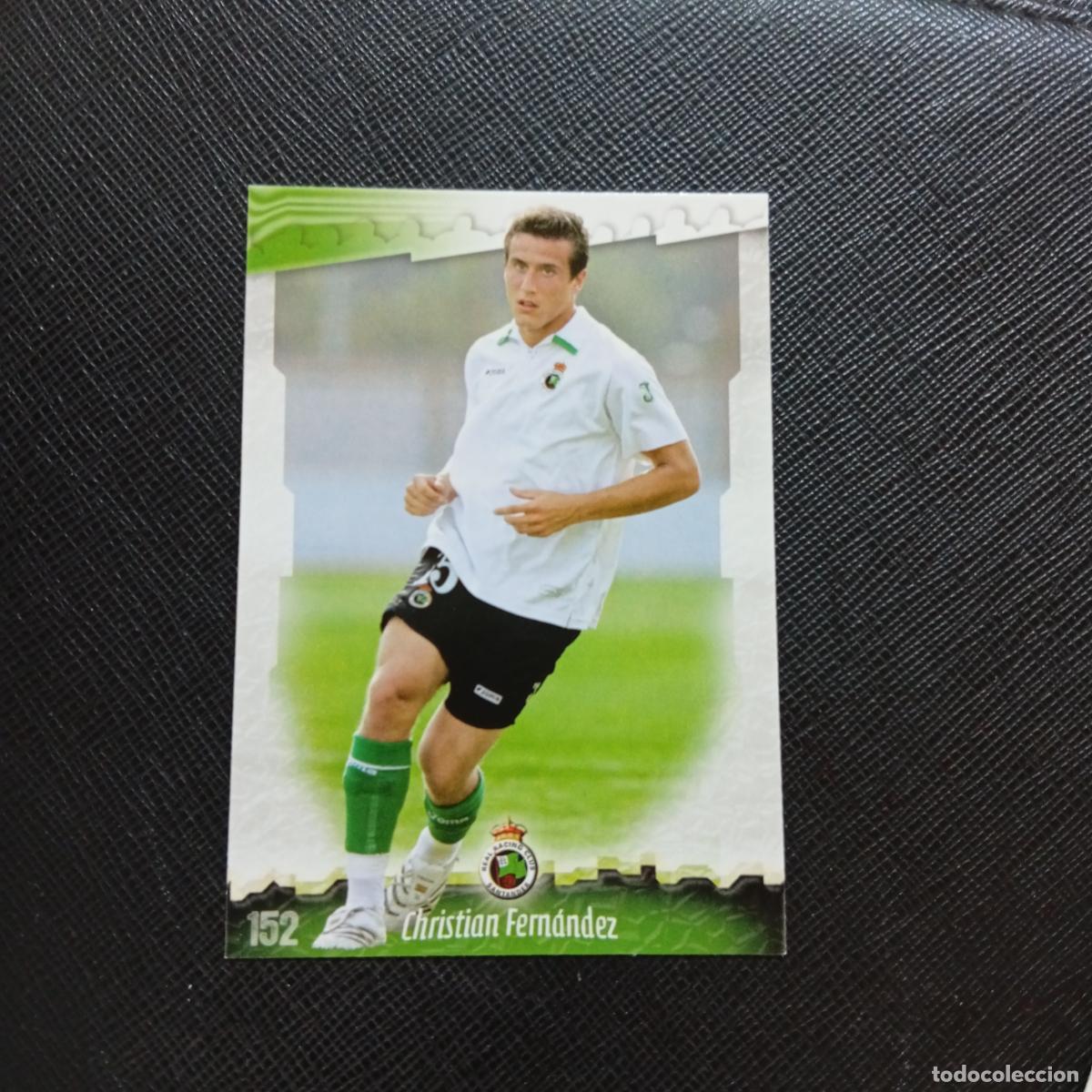 Cromos de f&uacute;tbol: 152 CHRISTIAN FERNANDEZ RACING SANTANDER MUNDICROMO QUIZ GAME 2008 2009 FUTBOL 08 09 - A211 PG17
