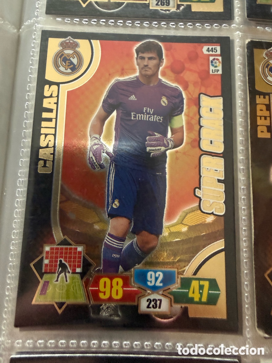 Cromos de f&uacute;tbol: Adrenalyn XL 2013-14. CASILLAS. SUPER CRACK