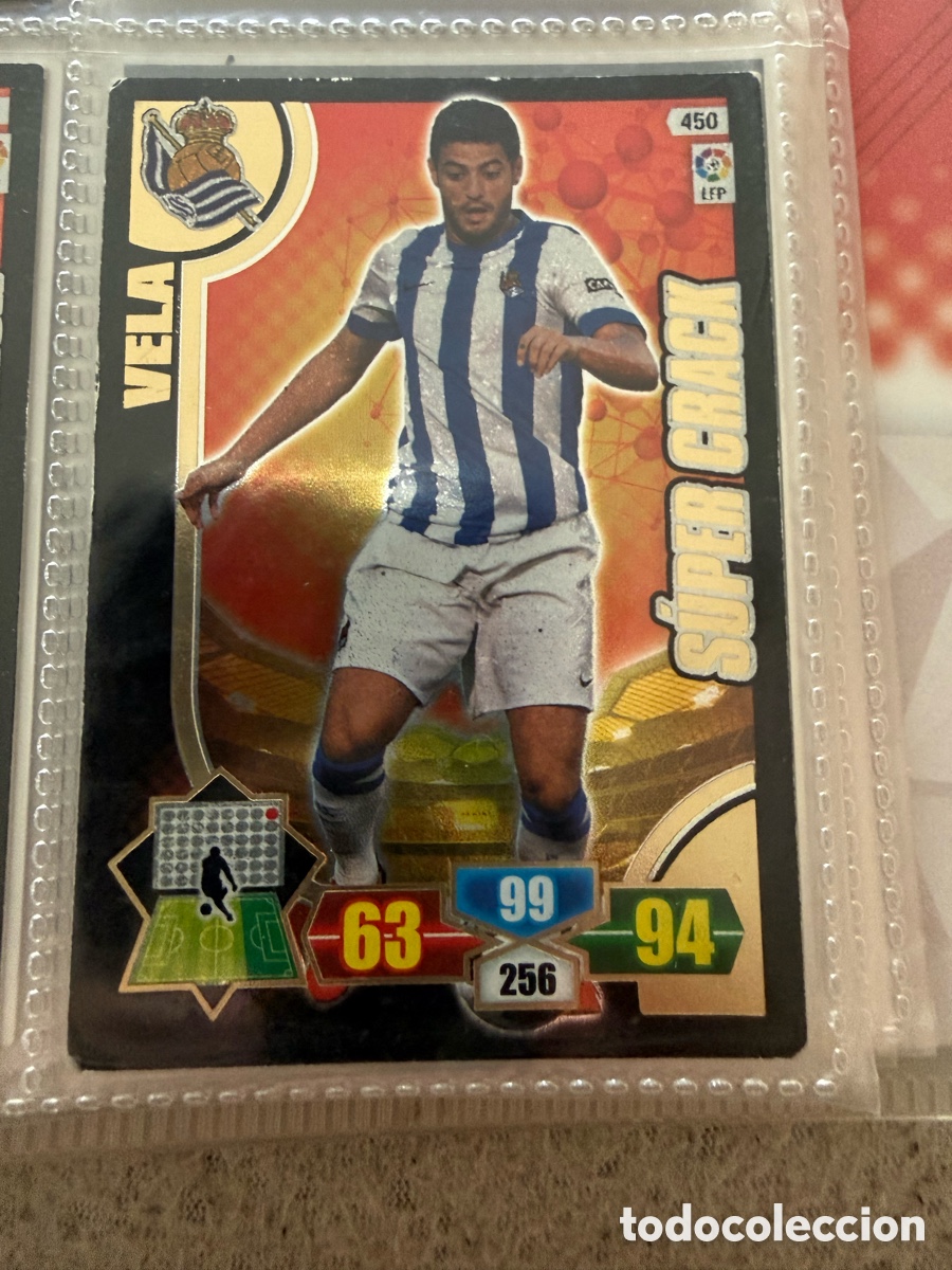 Cromos de f&uacute;tbol: Adrenalyn XL 2013-14. VELA. SUPER CRACK
