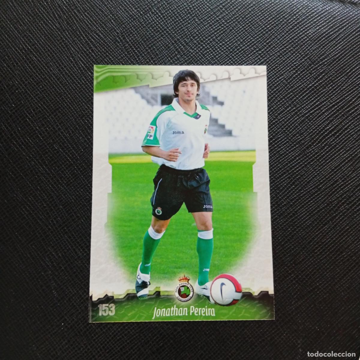 Cromos de f&uacute;tbol: 153 JONATHAN PEREIRA RACING SANTANDER MUNDICROMO QUIZ GAME 2008 2009 FUTBOL 08 09 - A211 PG19