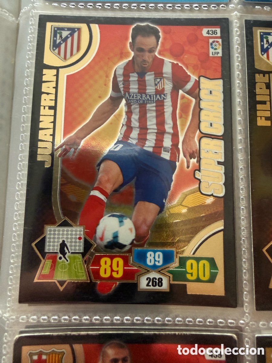 Cromos de f&uacute;tbol: Adrenalyn XL 2013-14. JUANFRAN. SUPER CRACK