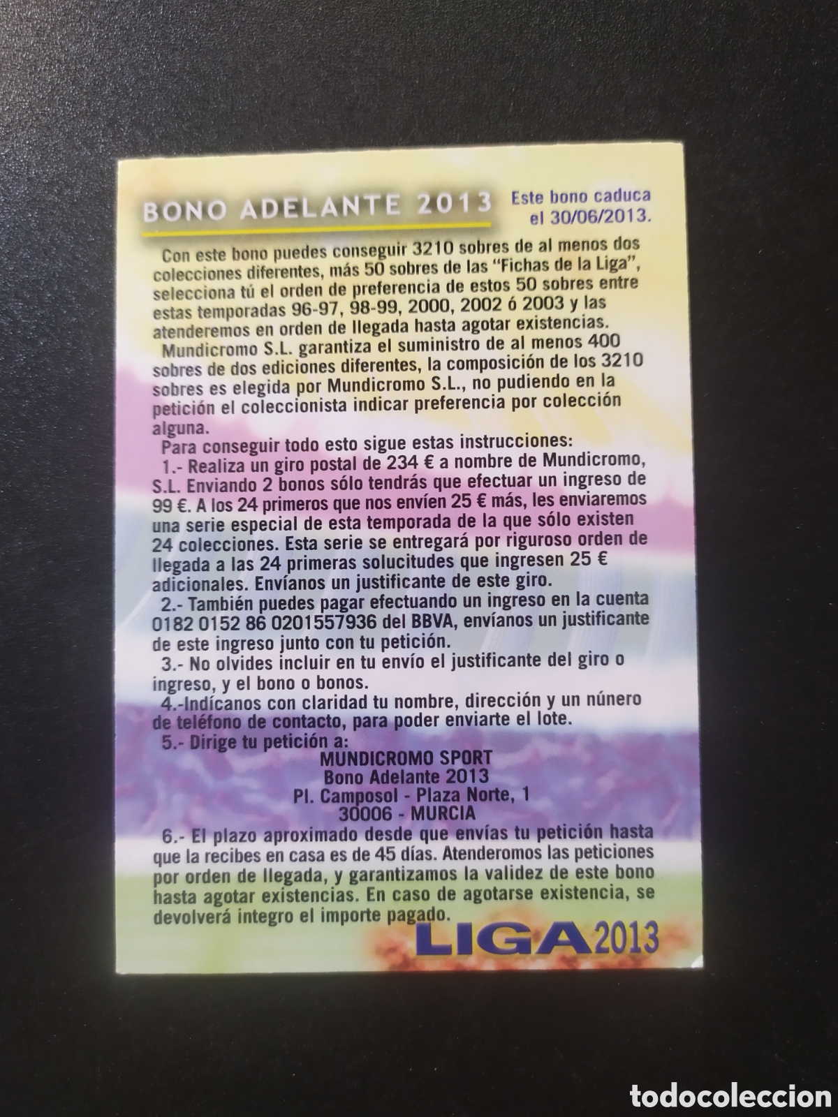 Cromos de f&uacute;tbol: Mundicromo fichas Liga 2012 2013 12 13 comodin 2013 bono adelante platinum mate