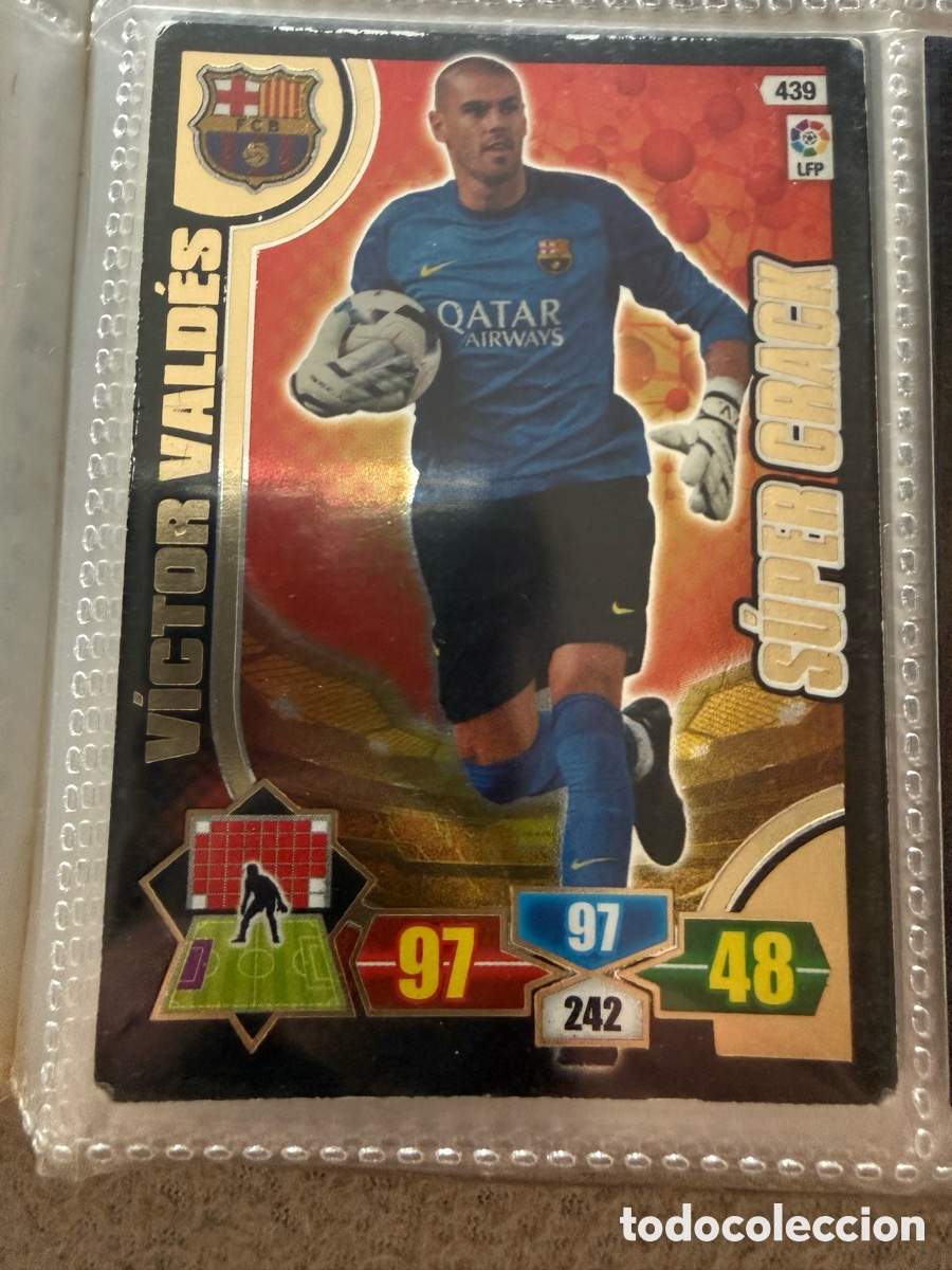 Cromos de f&uacute;tbol: Adrenalyn XL 2013-14. V&Iacute;CTOR VALD&Eacute;S. SUPER CRACK