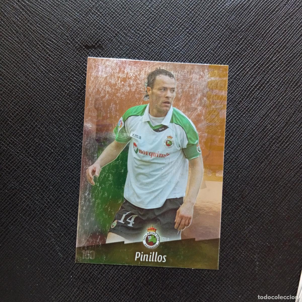Cromos de f&uacute;tbol: 160 PINILLOS RACING MUNDICROMO QUIZ GAME 2008 2009 FUTBOL 08 09 - A211 PG19 PUNTAS RECTAS