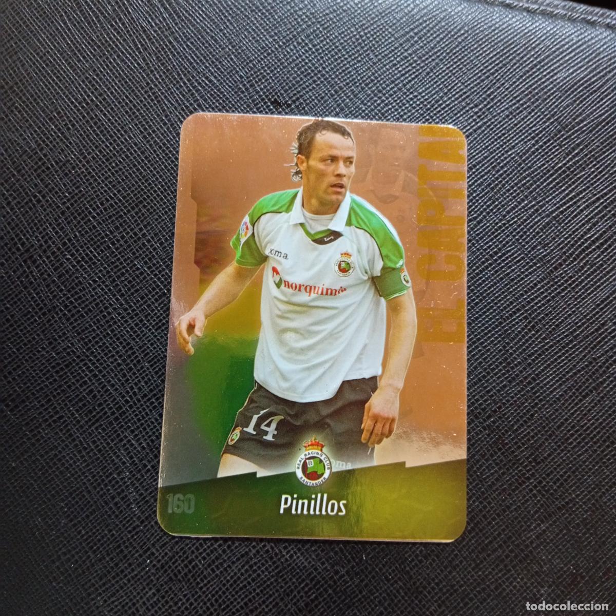 Cromos de f&uacute;tbol: 160 PINILLOS RACING MUNDICROMO QUIZ GAME 2008 2009 FUTBOL 08 09 - A211 PG20 PUNTAS REDONDAS