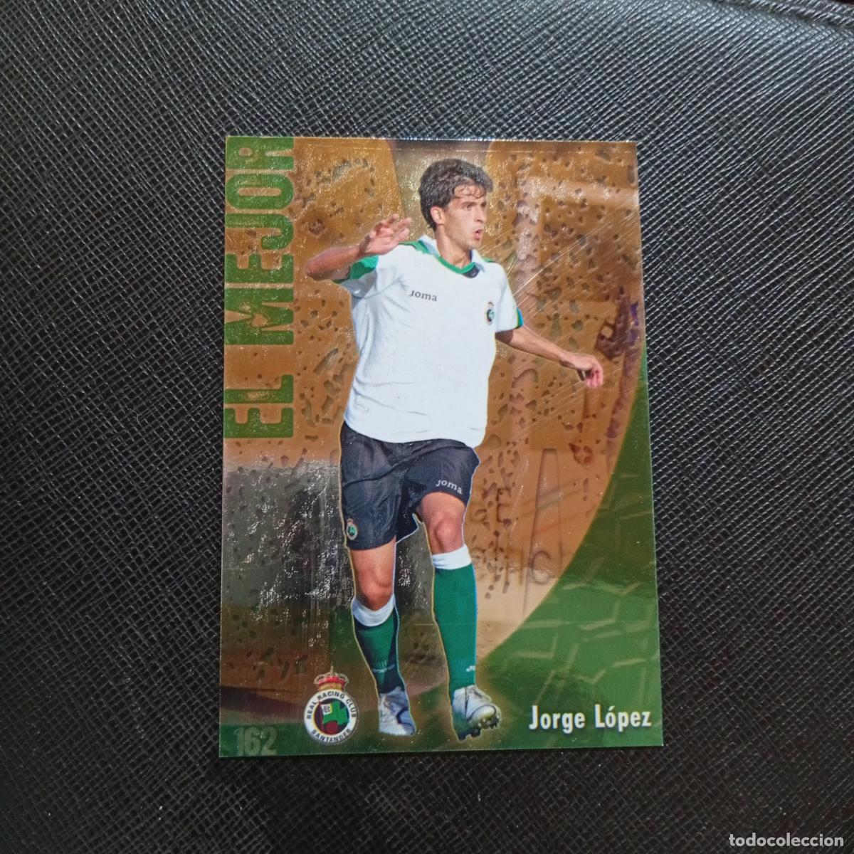 Cromos de f&uacute;tbol: 162 JORGE LOPEZ RACING MUNDICROMO QUIZ GAME 2008 2009 FUTBOL 08 09 - A211 PG20 PUNTAS RECTAS