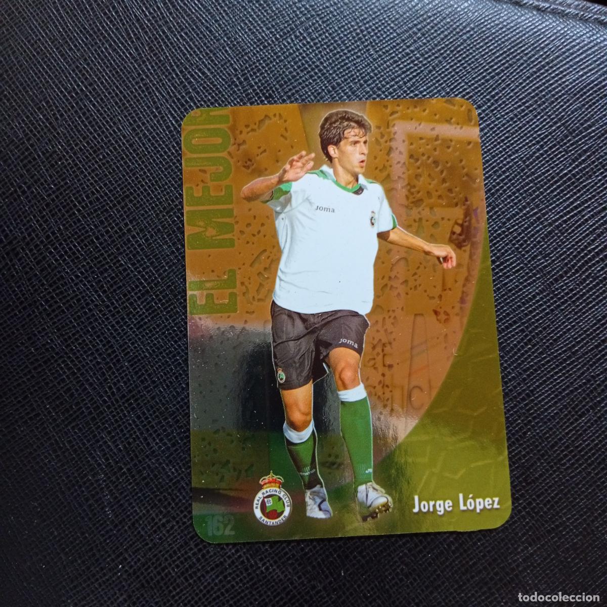 Cromos de f&uacute;tbol: 162 JORGE LOPEZ RACING MUNDICROMO QUIZ GAME 2008 2009 FUTBOL 08 09 - A211 PG20 PUNTAS REDONDAS