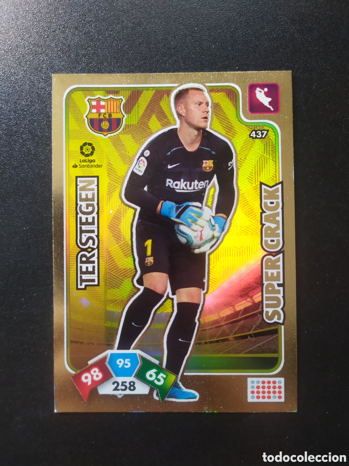 Cromos de f&uacute;tbol: Adrenalyn 2019 2020 19 20 panini Ter Stegen super crack n&deg; 437 Barcelona