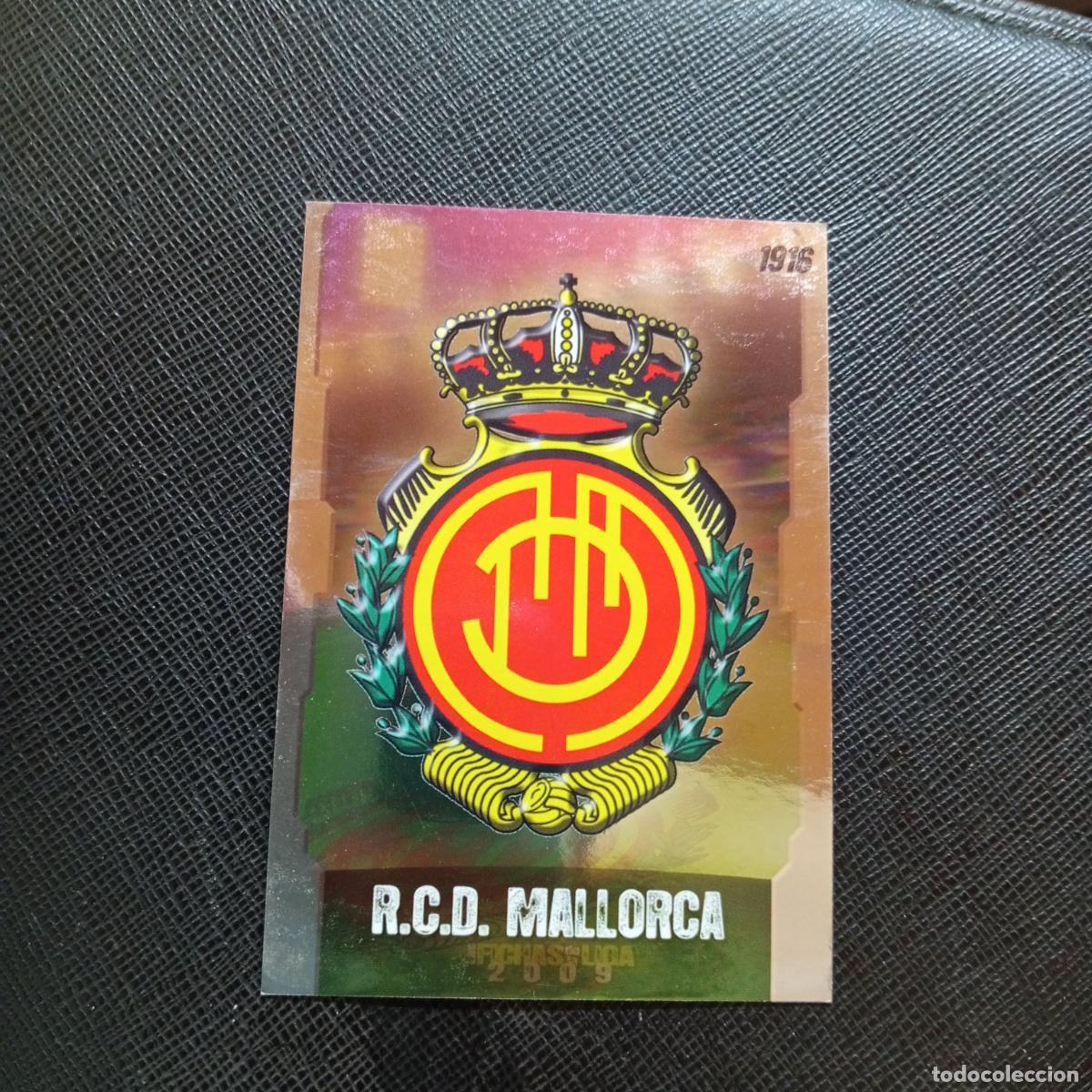 Cromos de f&uacute;tbol: 163 ESCUDO MALLORCA MUNDICROMO QUIZ GAME 2008 2009 FUTBOL 08 09 - A211 PG20 PUNTAS RECTAS