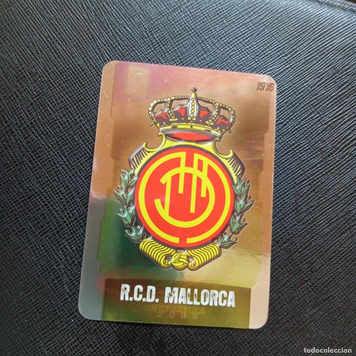 Cromos de f&uacute;tbol: 163 ESCUDO MALLORCA MUNDICROMO QUIZ GAME 2008 2009 FUTBOL 08 09 - A211 PG20 PUNTAS REDONDAS