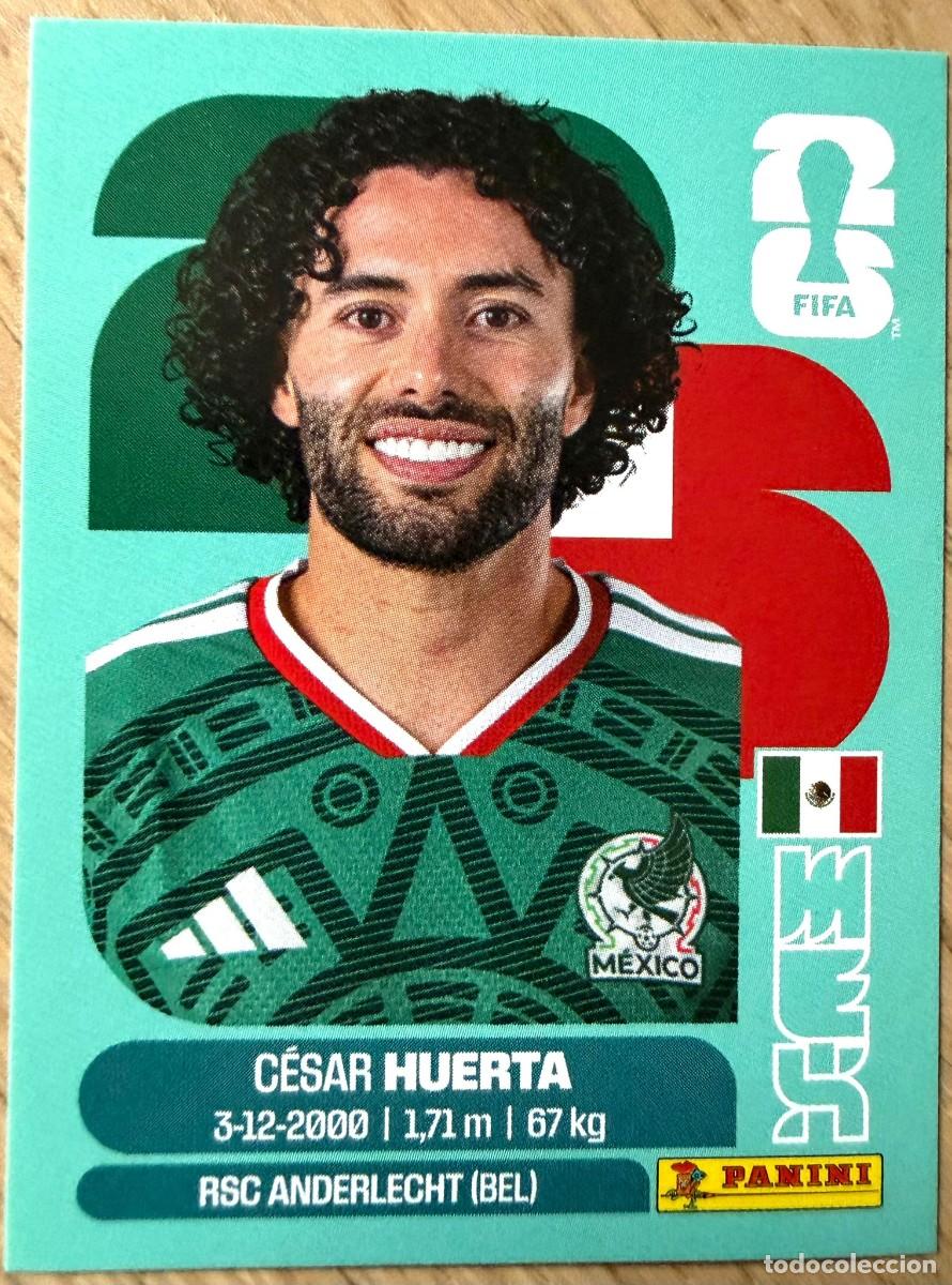 Cromos de f&uacute;tbol: MEX20 MEX 20 CESAR HUERTA MEXICO MUNDIAL FIFA WORLD CUP 2026 26 STICKER PANINI CROMO SIN PEGAR