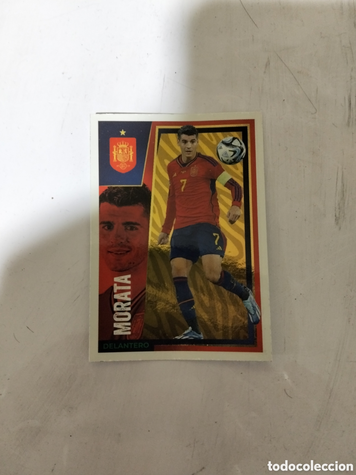 Cromos de f&uacute;tbol: Morata 7 cromo futbol 35 panini rfef selecci&oacute;n espa&ntilde;ola de f&uacute;tbol