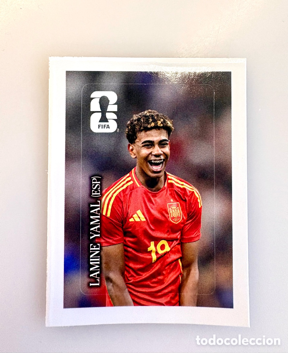 Cromos de f&uacute;tbol: EXCLUSIVO Cromo Lamine Yamal CC1 Panini Mundial 2026 ESPA&Ntilde;A Troquelado McDonald's