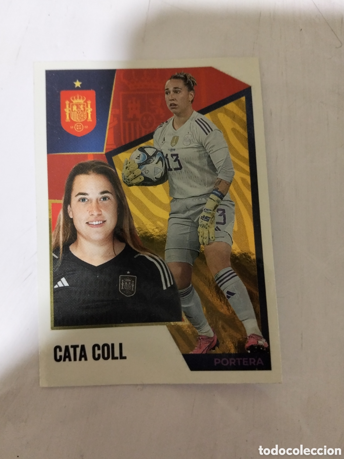 Cromos de f&uacute;tbol: Cata coll 13 portera seleccion espa&ntilde;ola de f&uacute;tbol femenino panini rfef 40