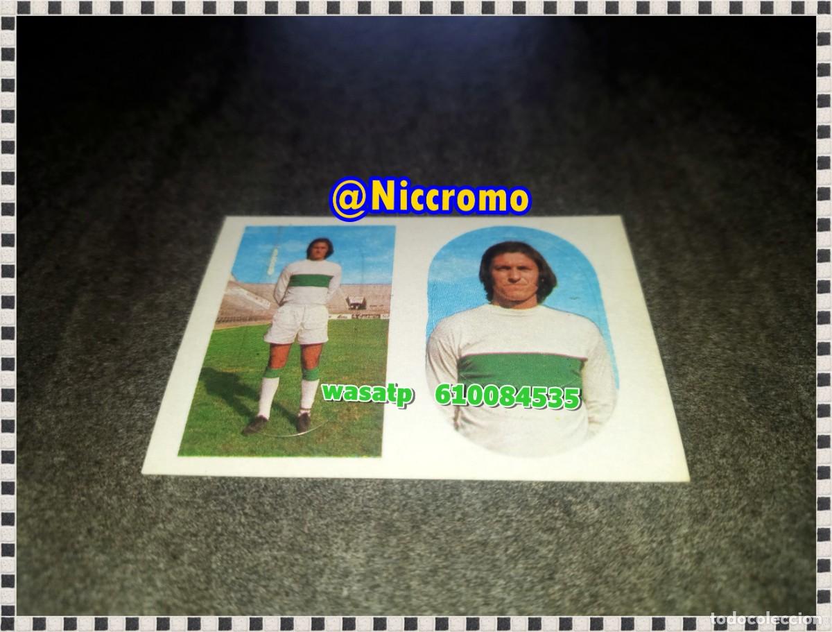 Cromos de f&uacute;tbol: montero elche liga 75 76 cromo troquelado sin pegar ediciones maga liga futbol 1975 1976 niccromo